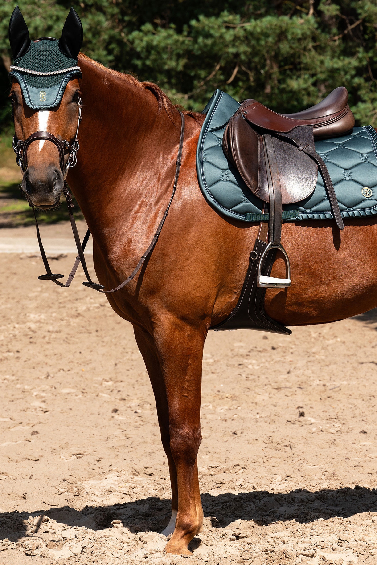 PS of Sweden Sottosella da salto con dettagli arricciati