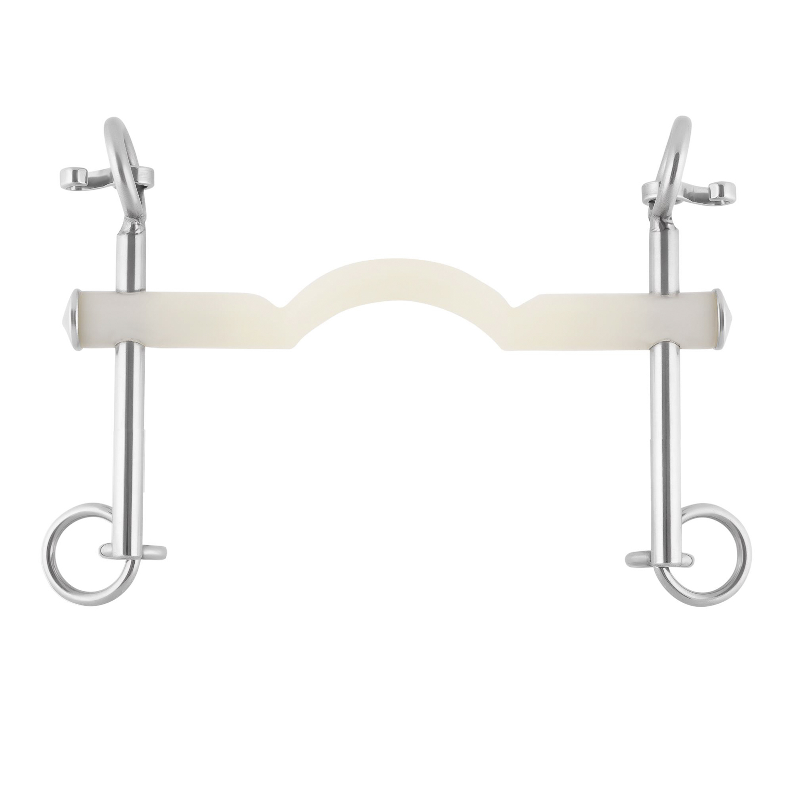 Sprenger Nathe Filetto Weymouth 15mm con apertura, guance corte (guancia inferiore 5,5 cm)
