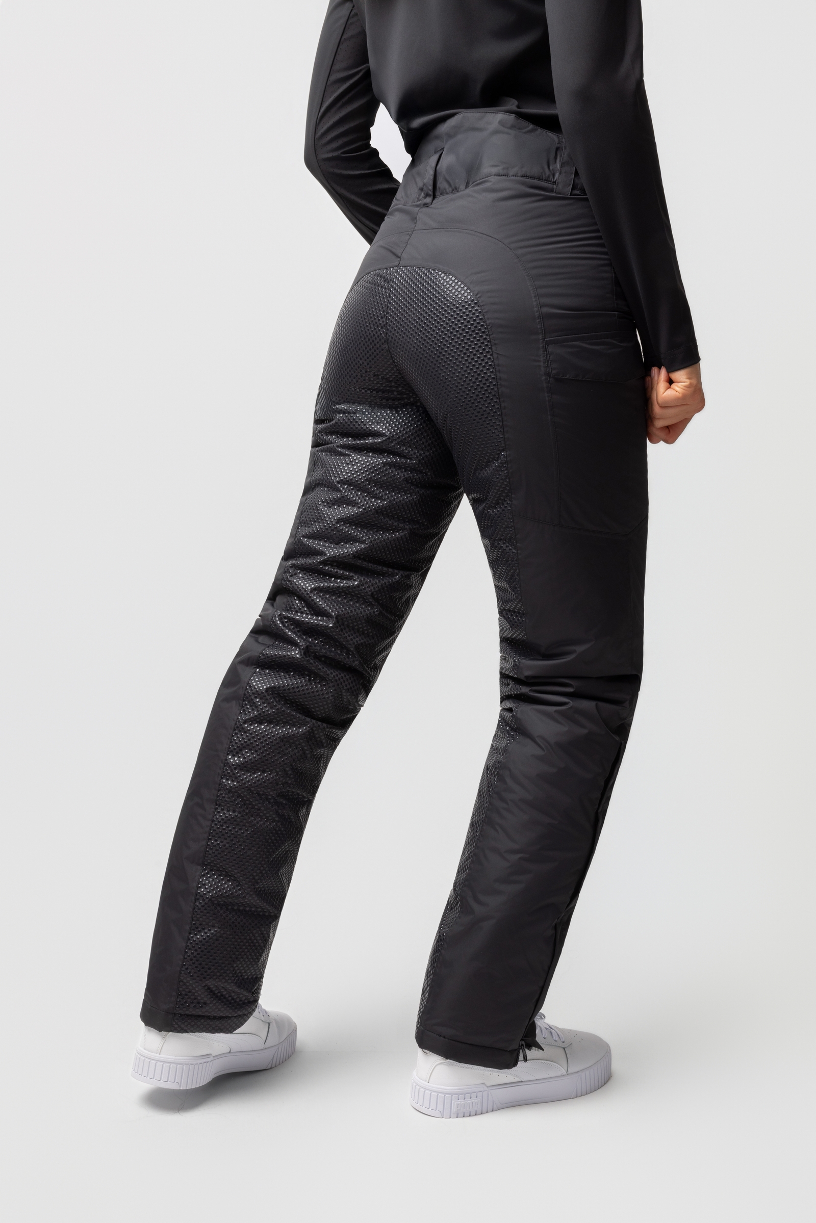Black Horze Annica Pantaloni da equitazione imbottiti per donna
