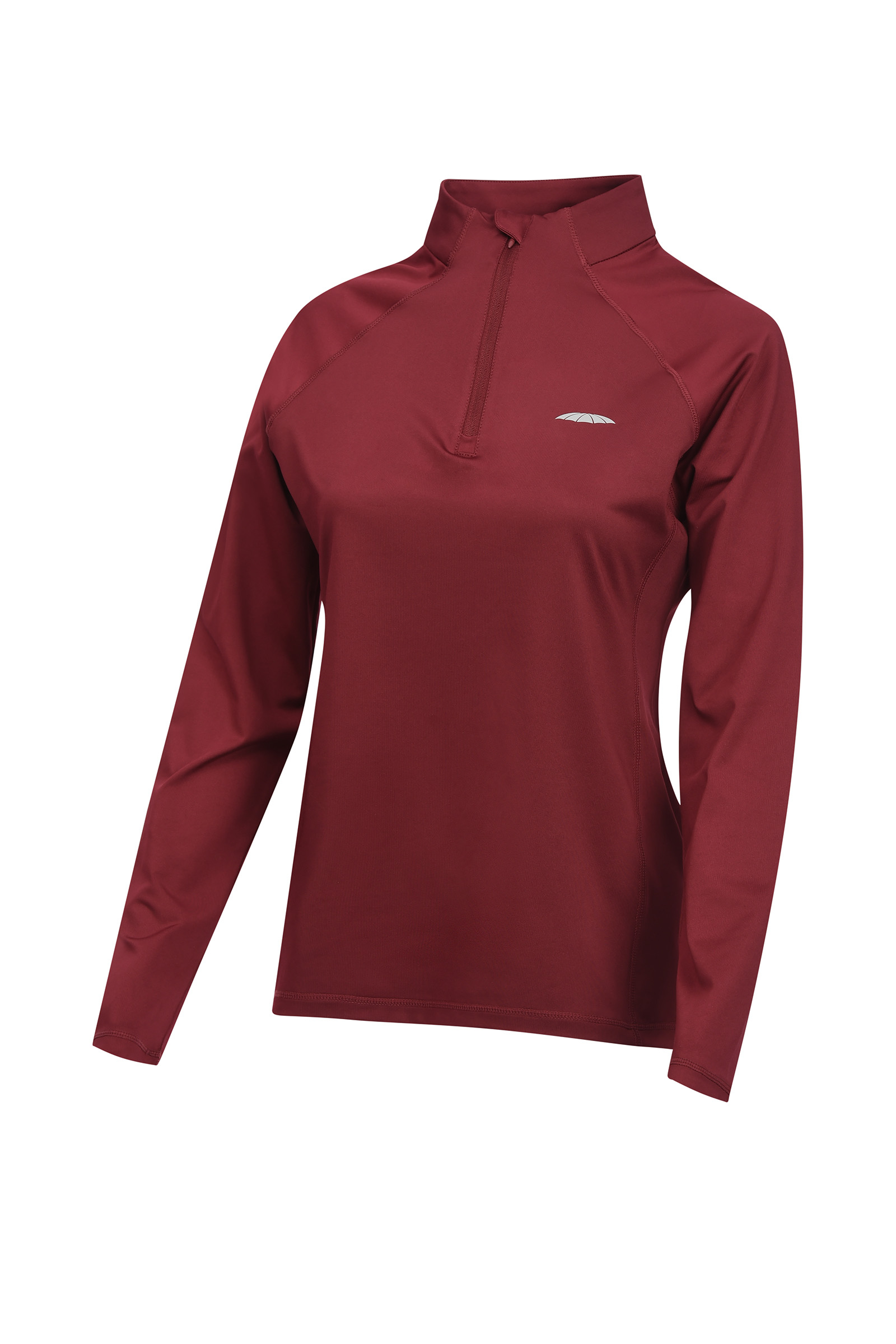 Maroon Dark Red Maglietta a maniche lunghe da donna Weatherbeeta Prime