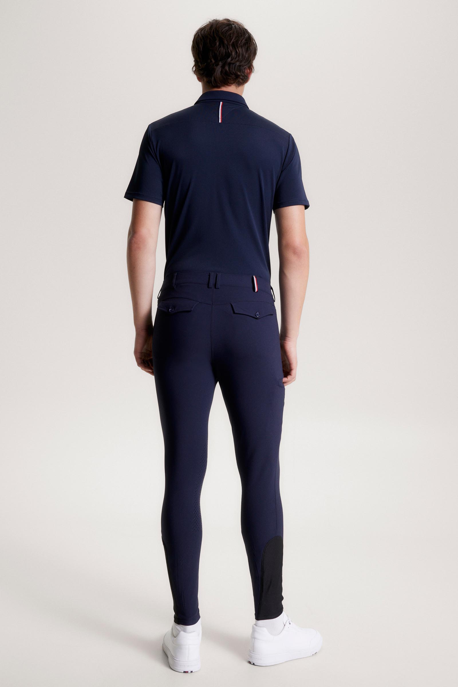 Desert Sky Tommy Hilfiger Equestrian Pro pantaloni da equitazione da uomo con grip al ginocchio
