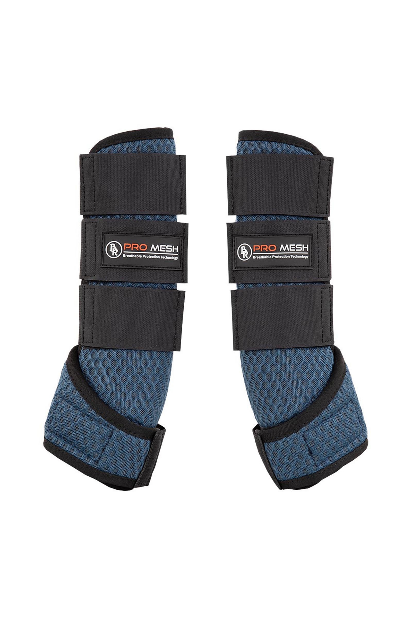 Navy BR Pro Mesh Flex parastinchi per cavallo