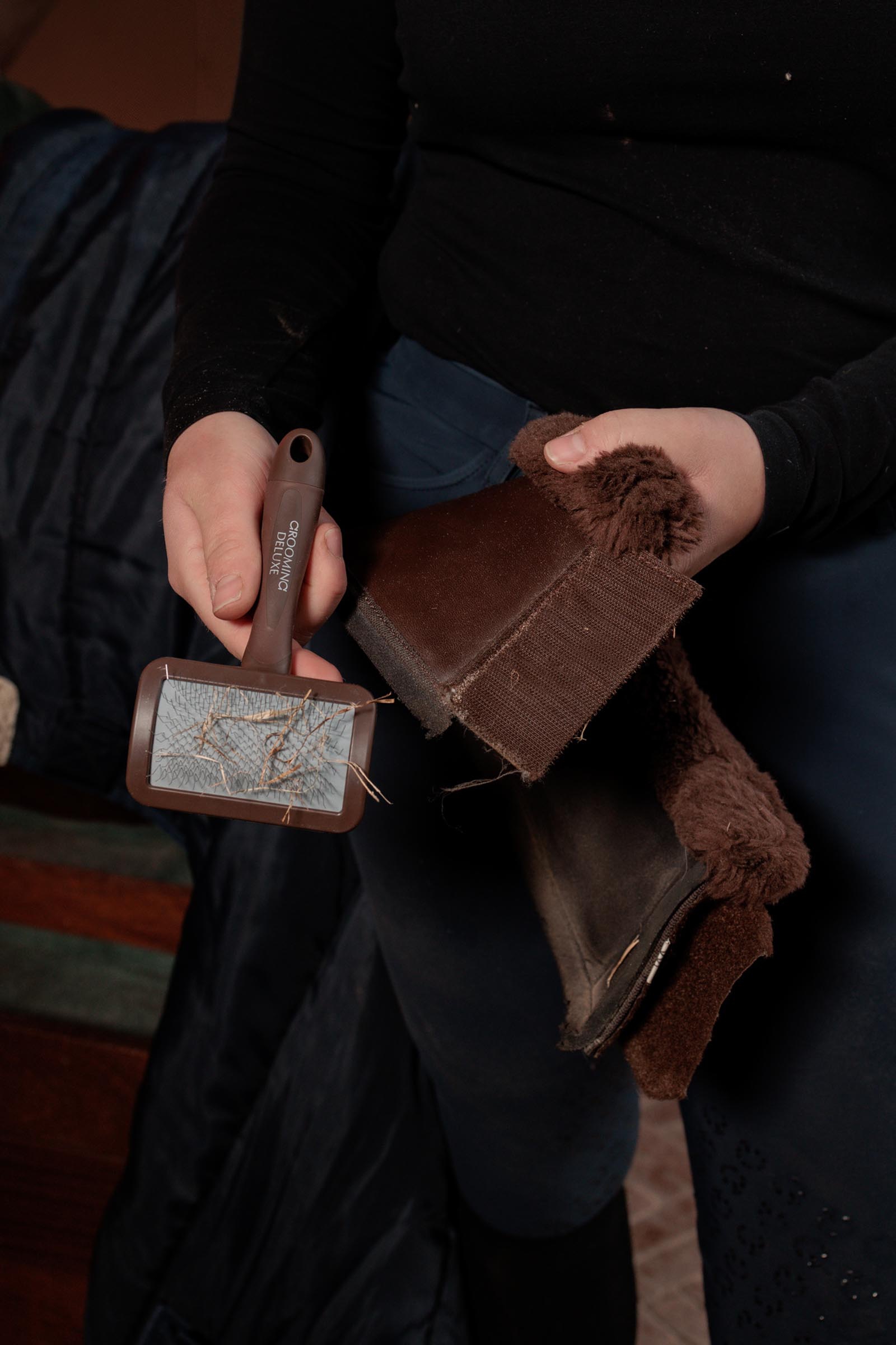 Grooming Deluxe spazzola per pulizia chiusure a strappo  