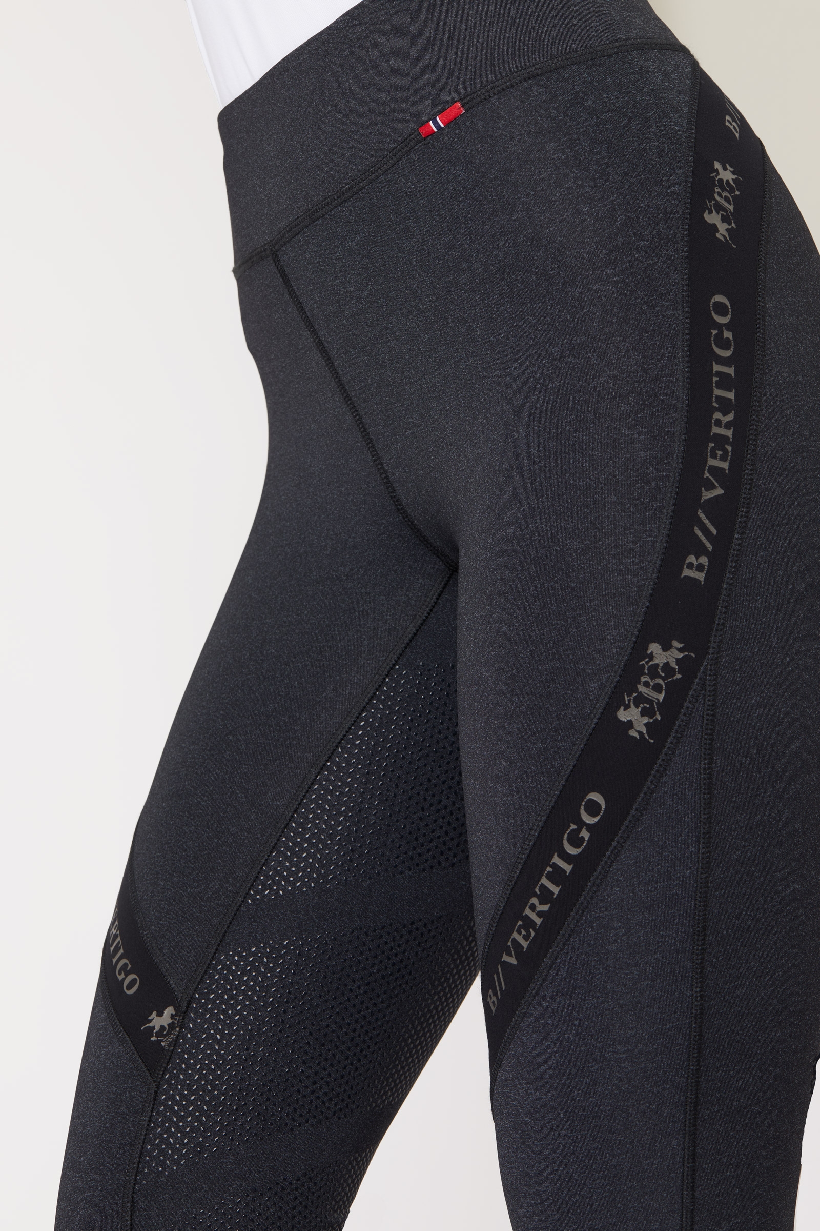 B Vertigo leggings da equitazione donna Jenny con full seat in silicone UPF 40+