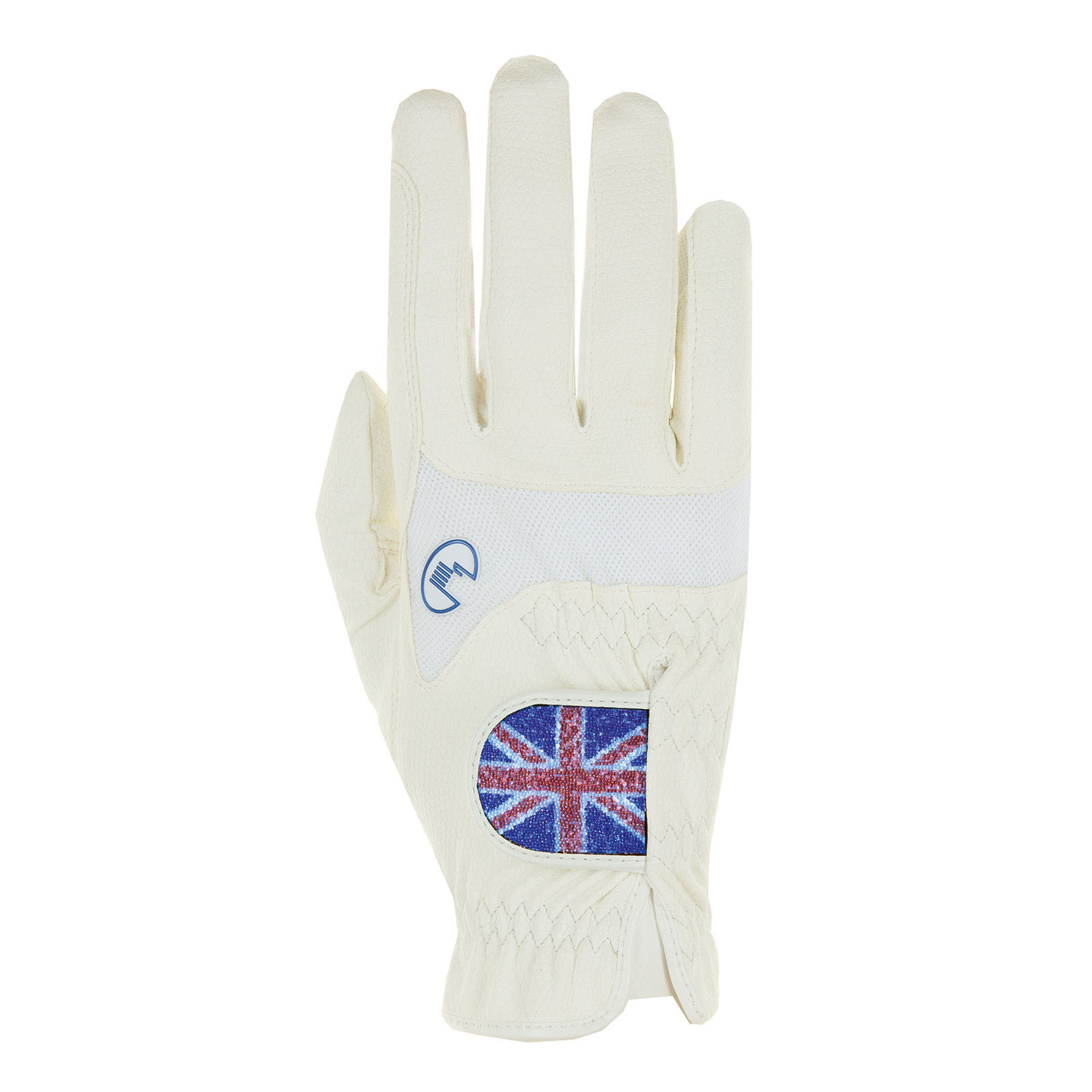 White/UK Roeckl Maryland Guanti da equitazione