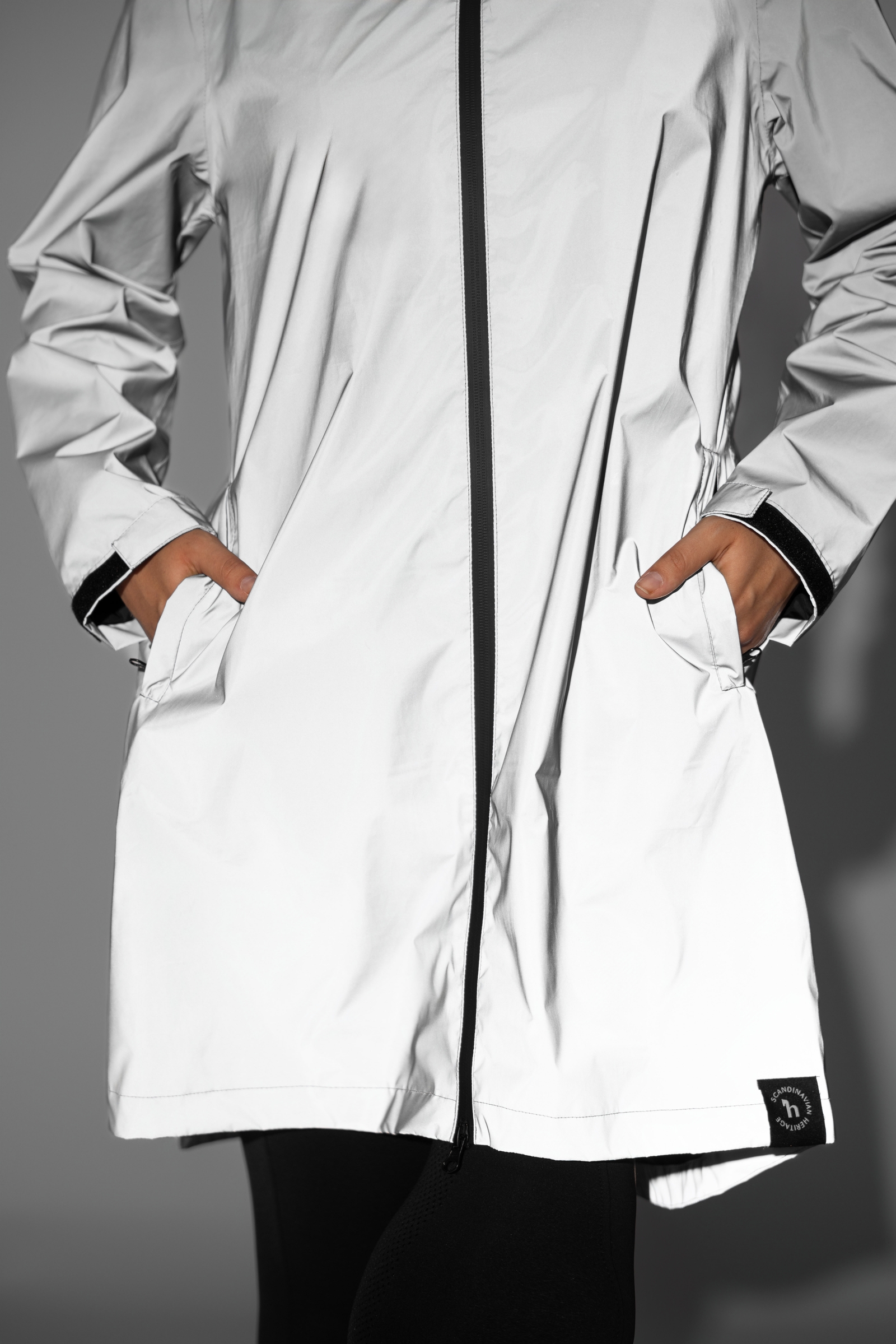 Horze Impermeabile riflettente da donna