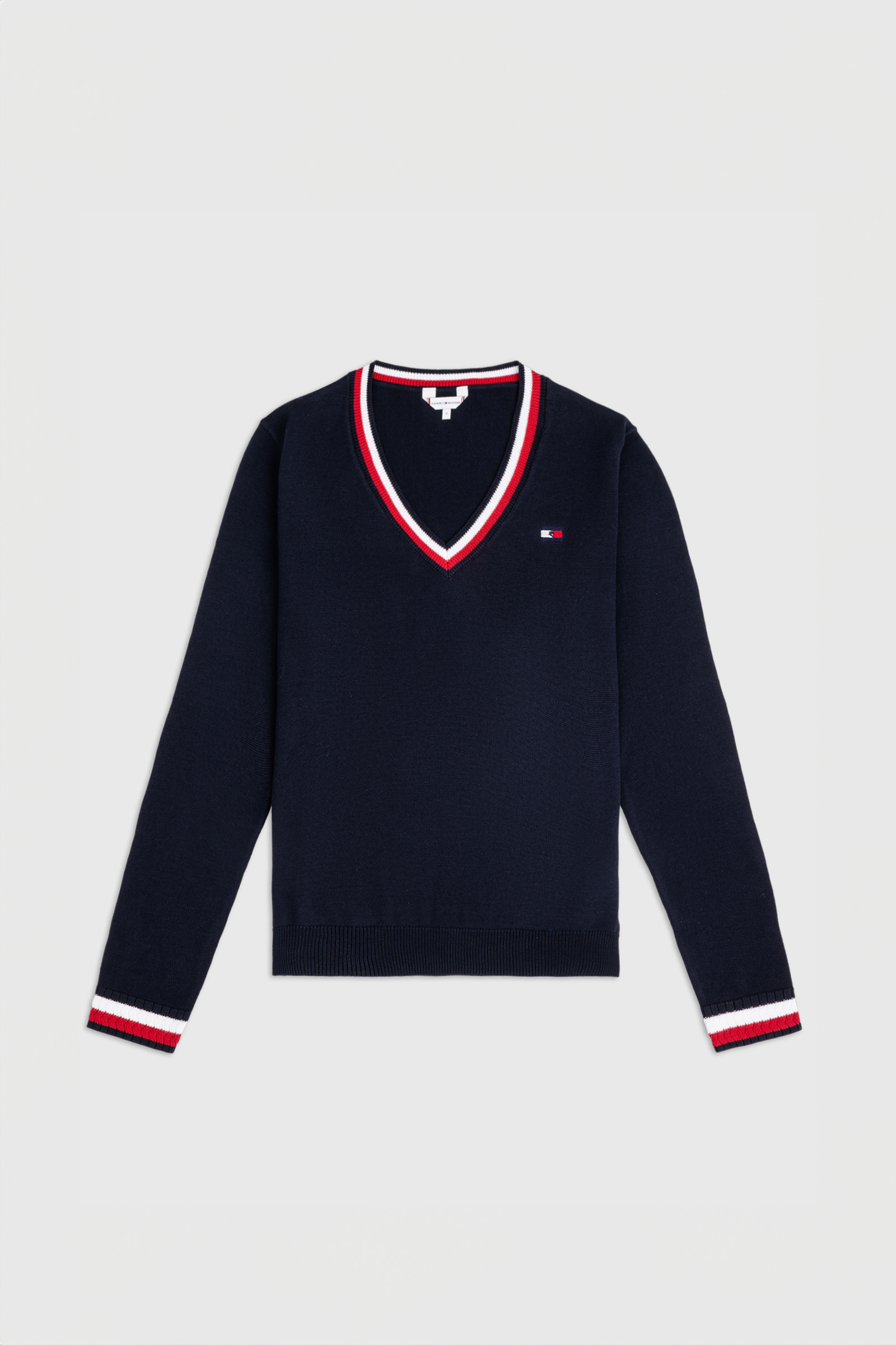 Tommy Hilfiger Equestrian Indiana maglione con scollo a V da donna