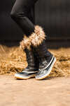 Horze Stivali invernali da donna foderati in pelliccia