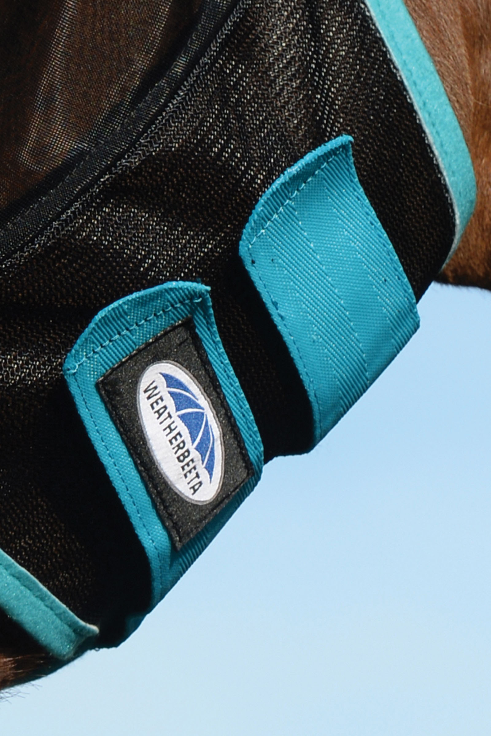 Weatherbeeta Comfitec Deluxe maschera in mesh fine con orecchie