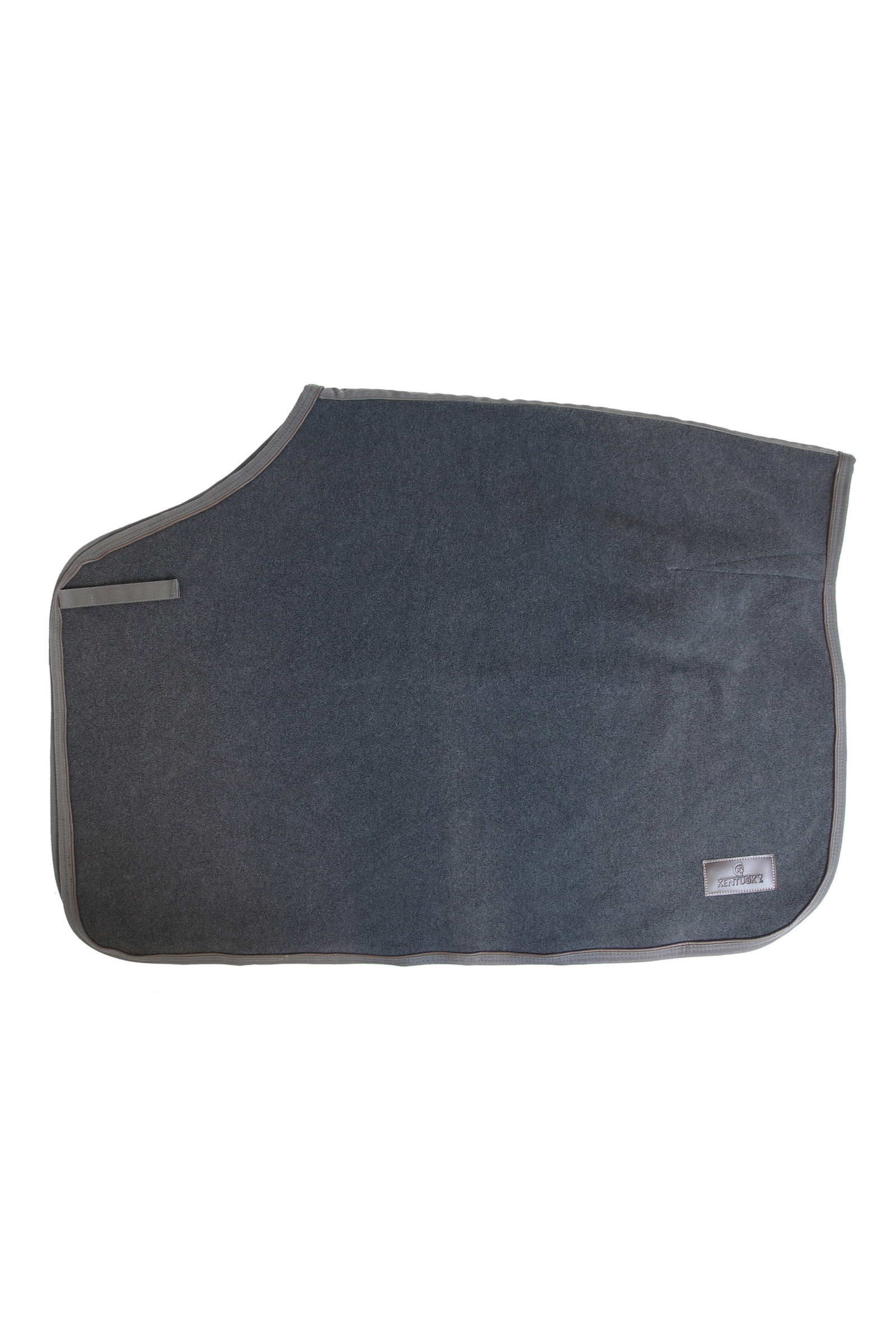 Dark Grey Tappeto Kentucky Horsewear Quarter in pile pesante