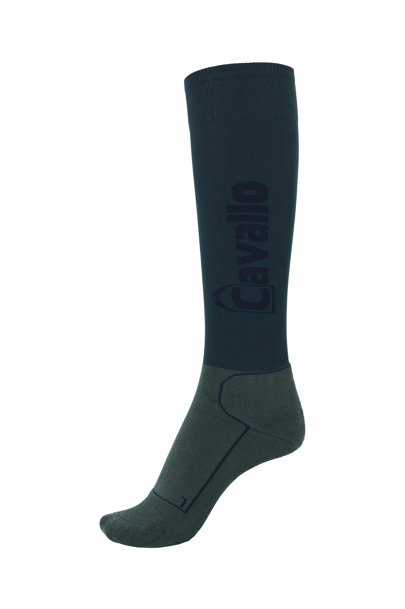 Fir green/ navy Cavallo CAVALSIMO Calzini ergonomici con gambale sottile