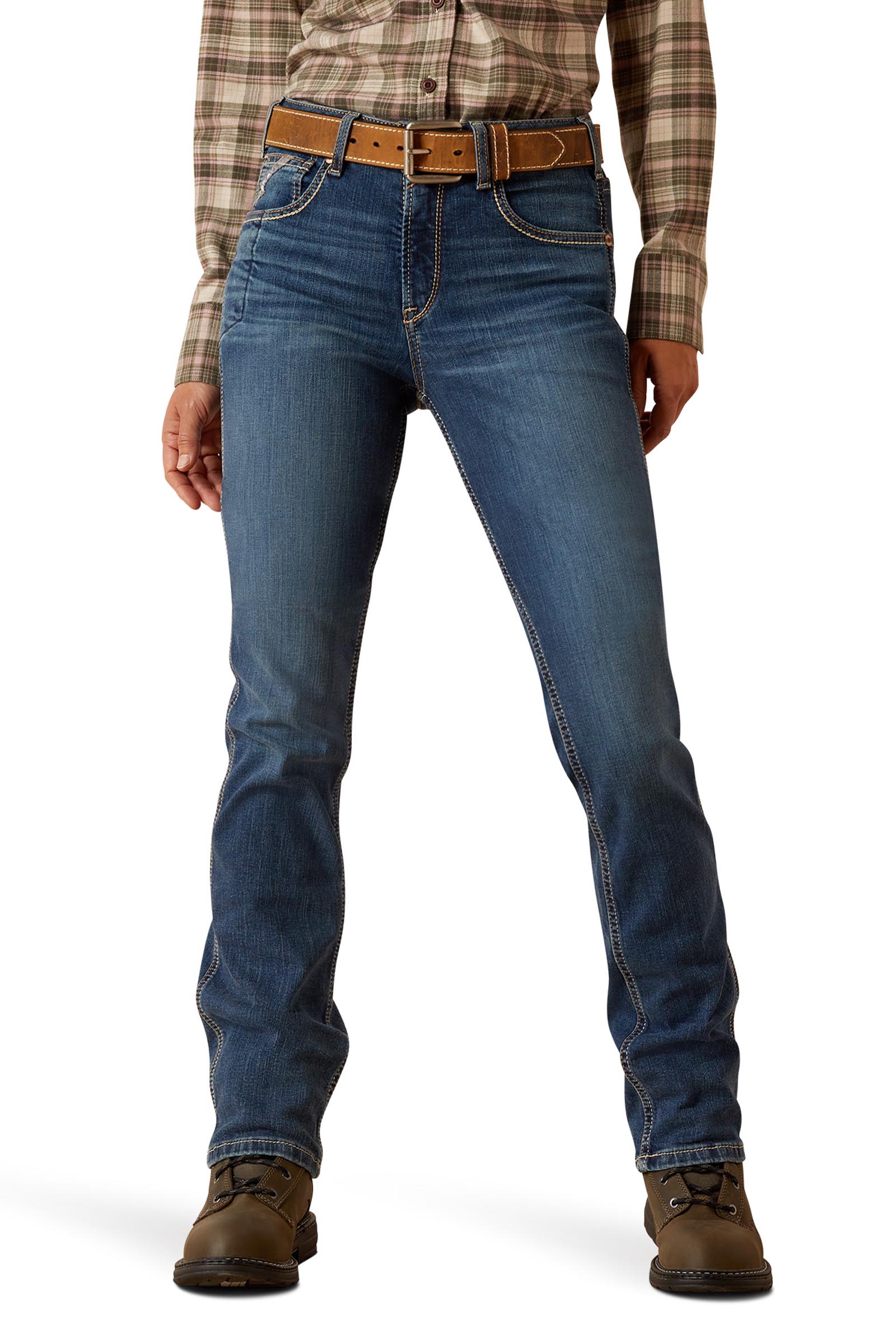 Ariat Rebar HR Riveter Straight Jeans donna a gamba dritta