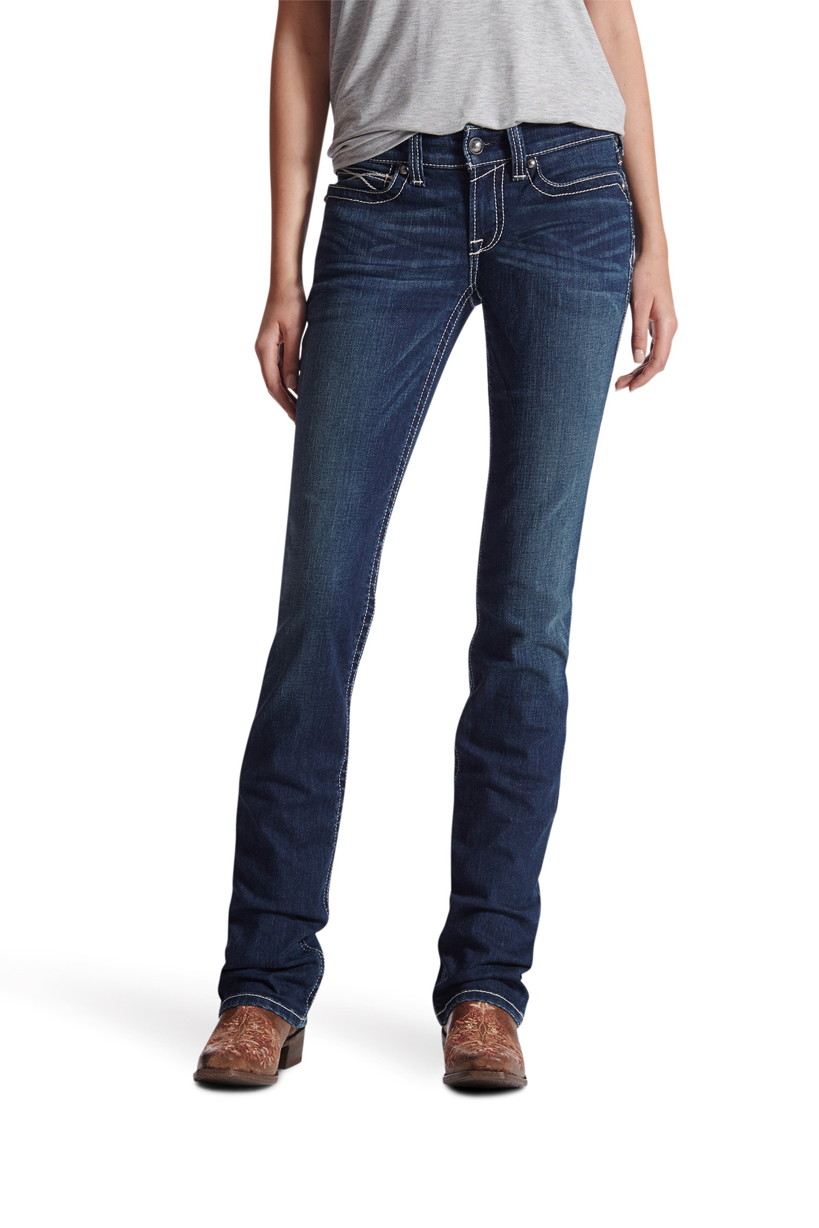 Ocean Ariat REAL Stretch Icon Jeans dritti da donna