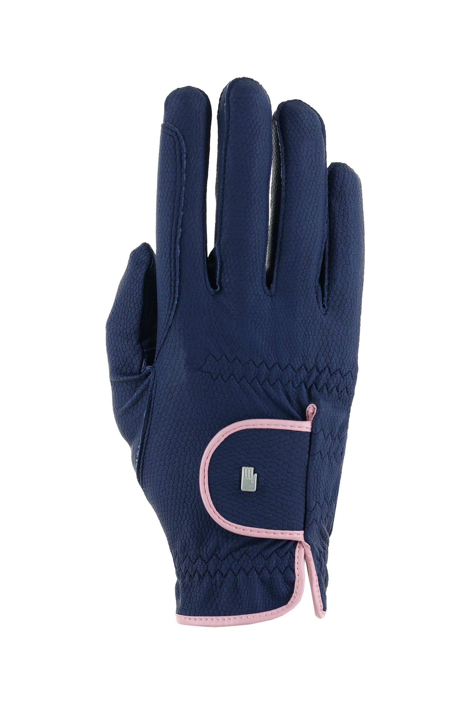 Navy/Vintage Pink Roeckl Lona Guanti da equitazione