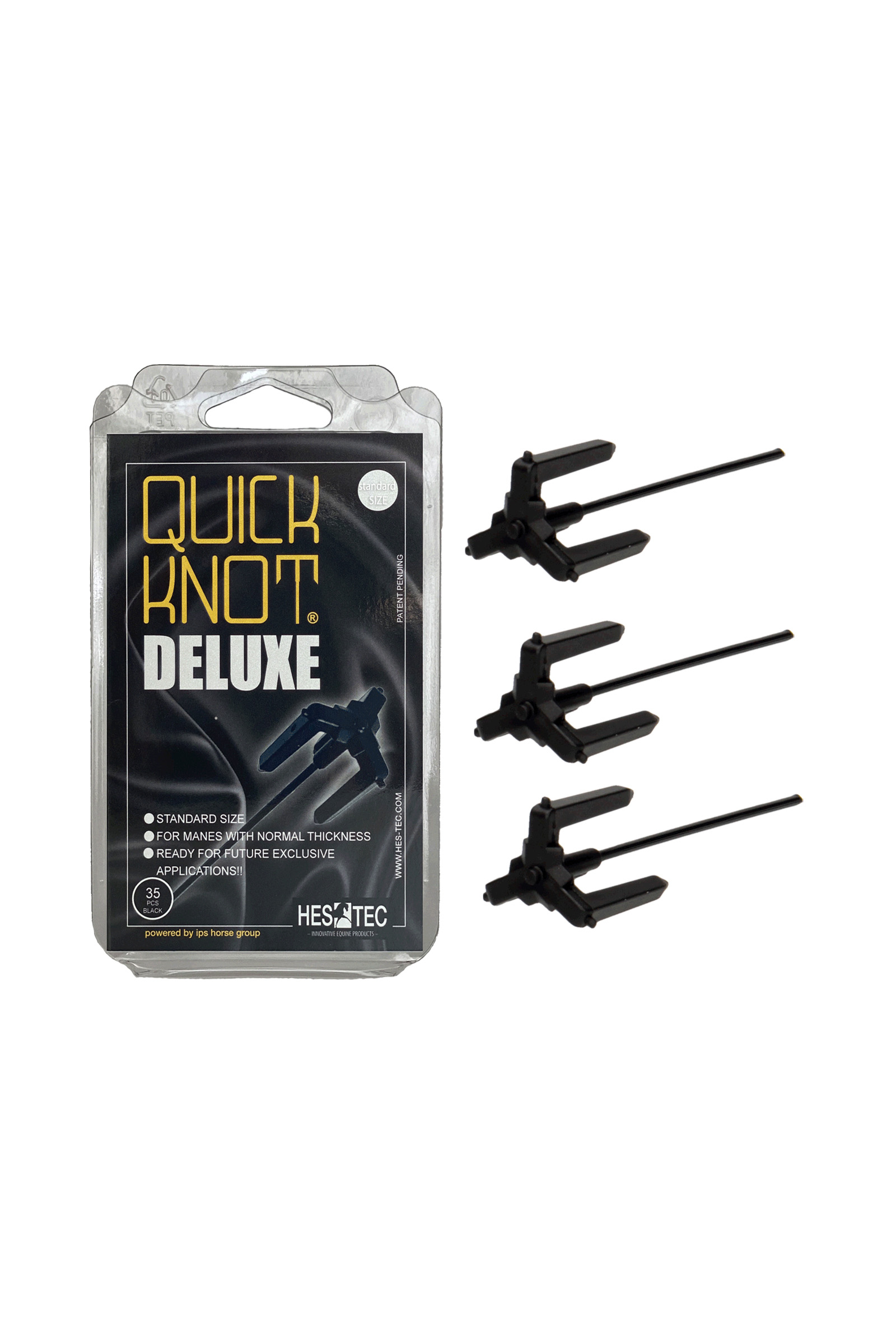 black Quick Knot Deluxe Attrezzo per Intrecciare, Standard