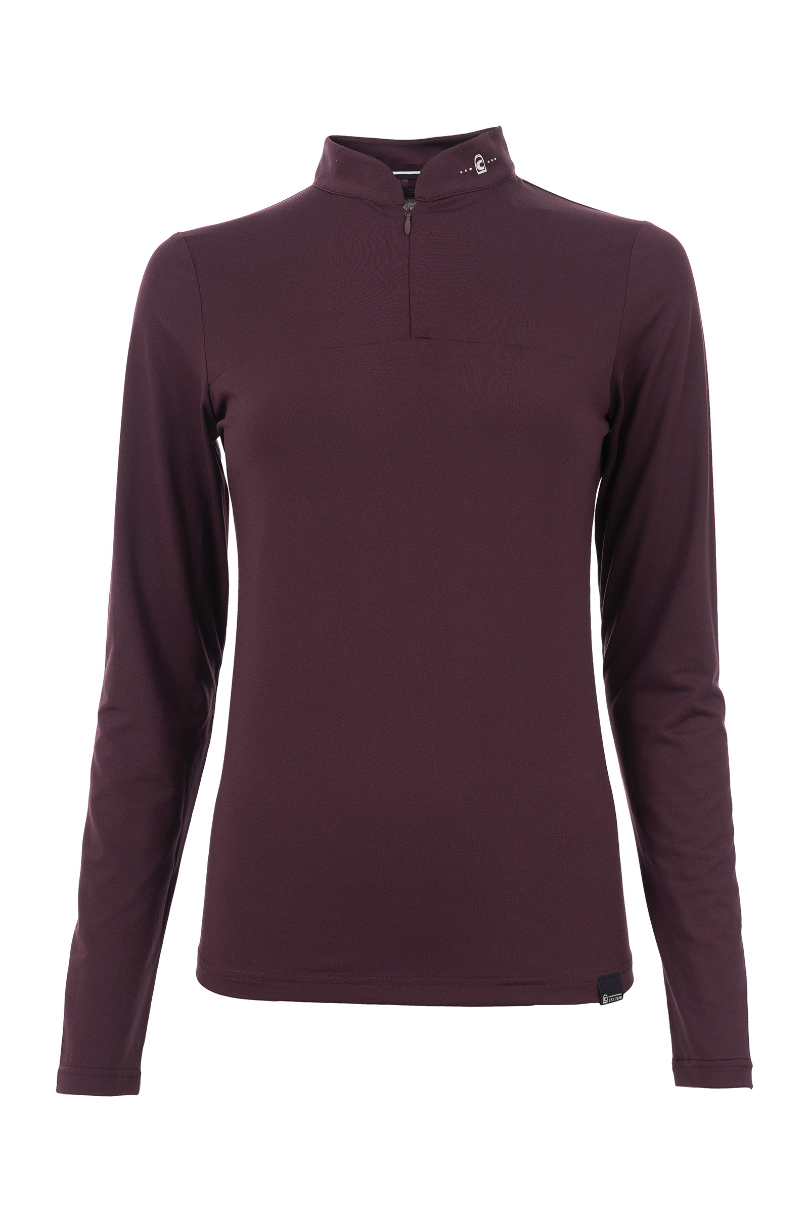 Wine Red Cavallo Edera Maglia tecnica da donna