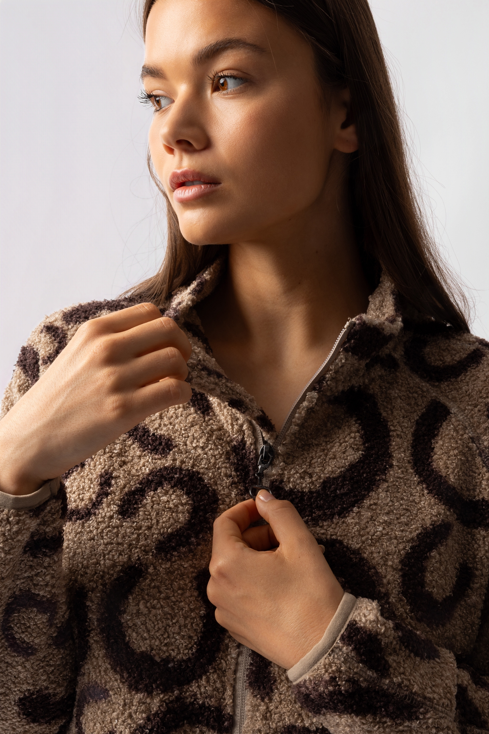 Horze Ariana Giacca in Teddyfleece da donna