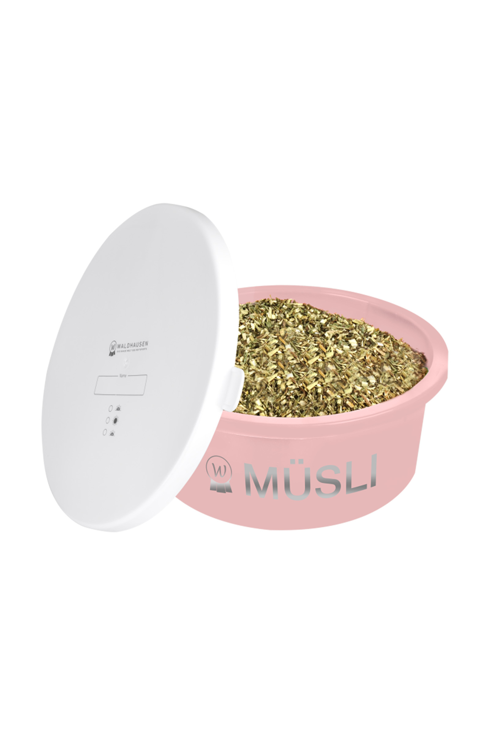 Light Pink Waldhausen ciotola per muesli con coperchio