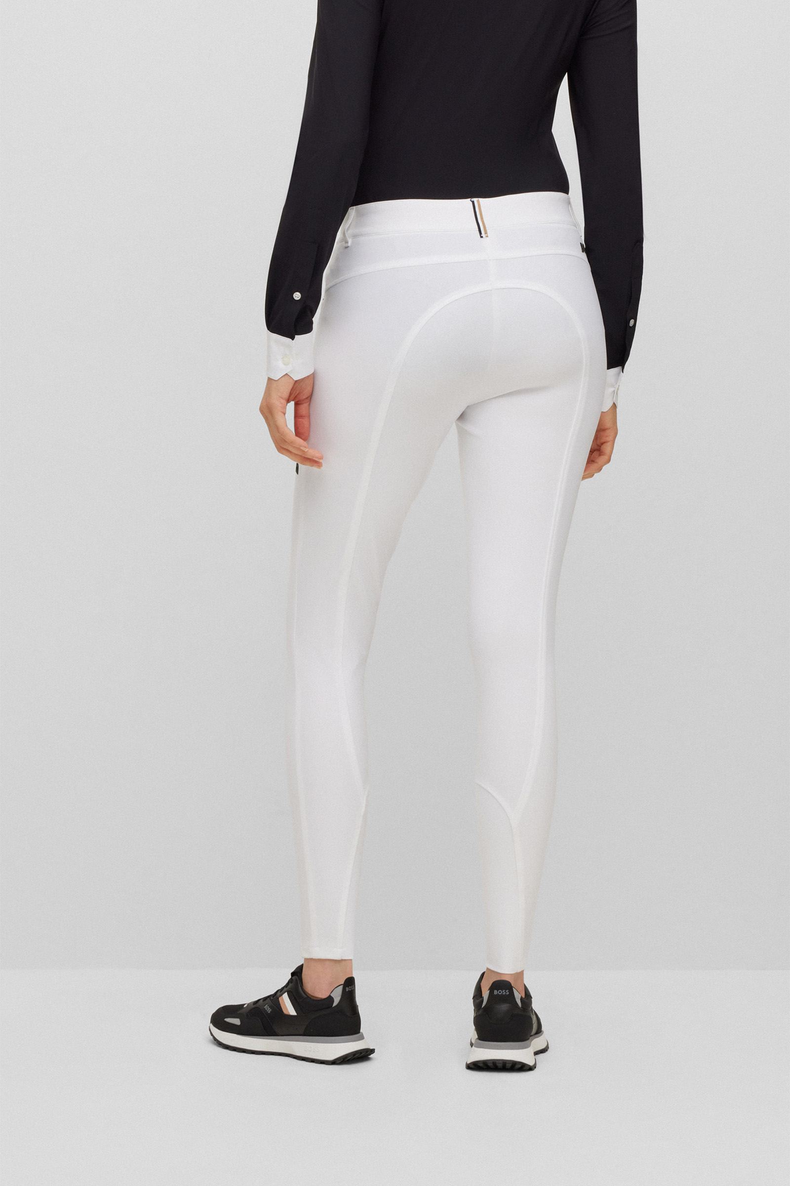 Pantaloni da equitazione con impugnatura completa Boss Heather da donna