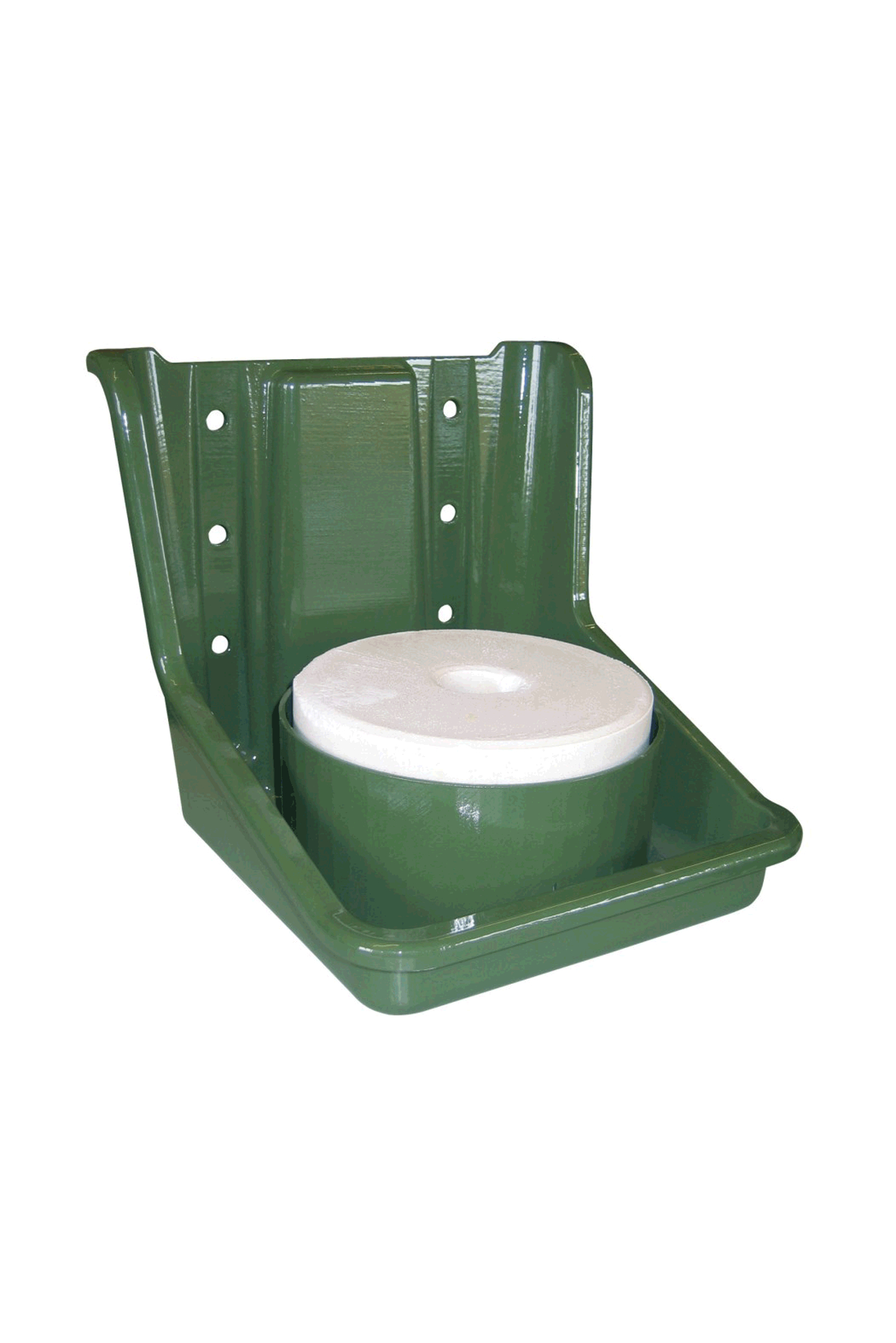 Porta blocco da leccare Kerbl con inserto per blocchi rotondi