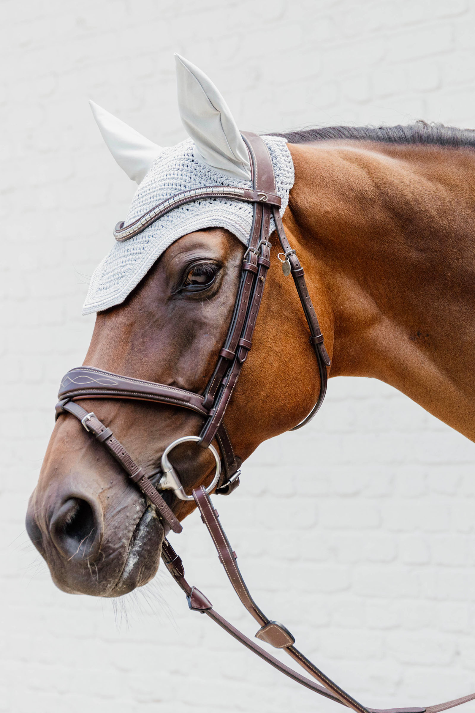 Kentucky Horsewear cuffia antimosche Wellington Diamond Rope Soundless