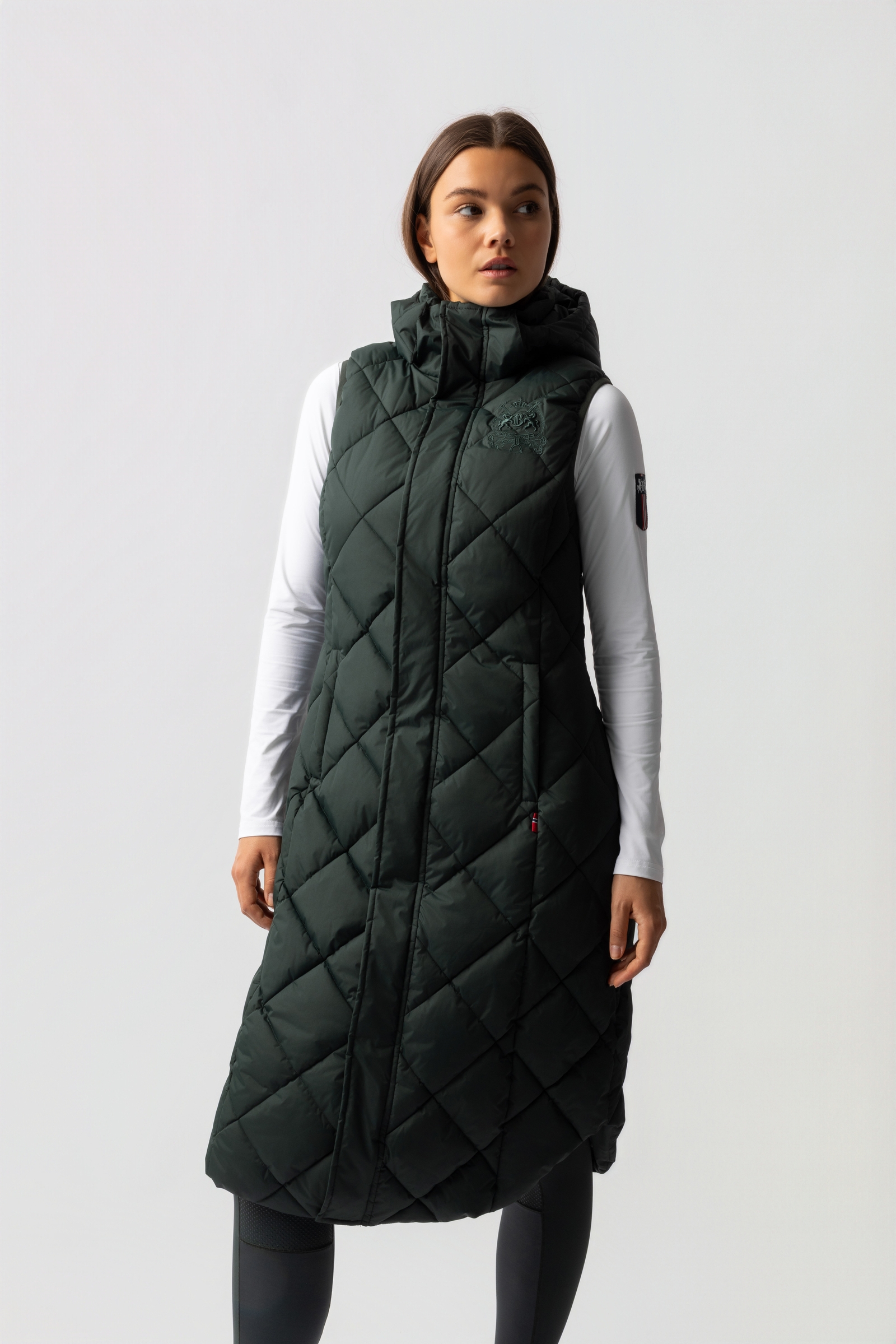 B Vertigo Gem Gilet da equitazione lungo imbottito