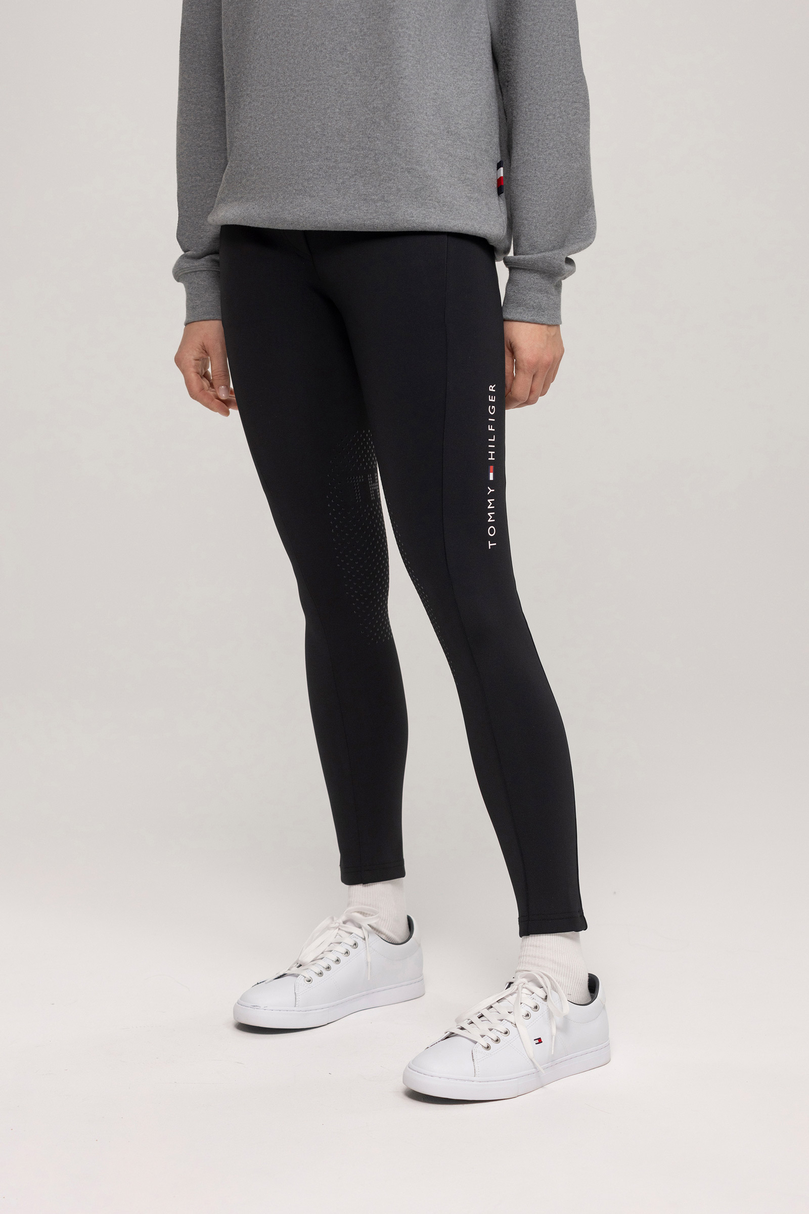 Tommy Hilfiger Equestrian Vermont pantaloni da equitazione da donna con patch al ginocchio