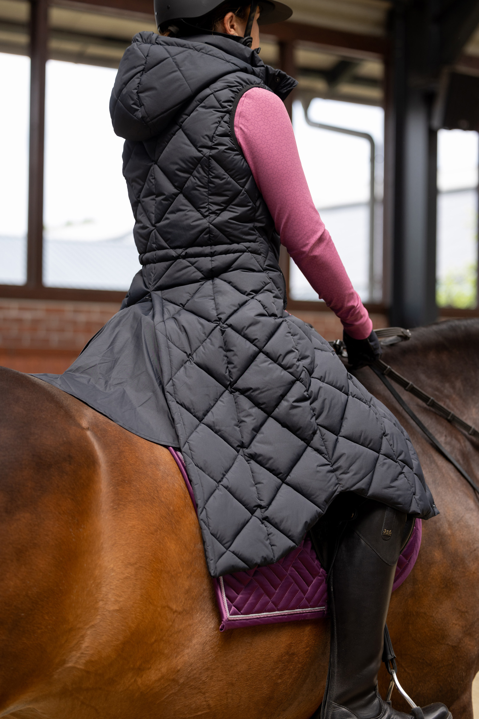 B Vertigo Gem Gilet da equitazione lungo imbottito