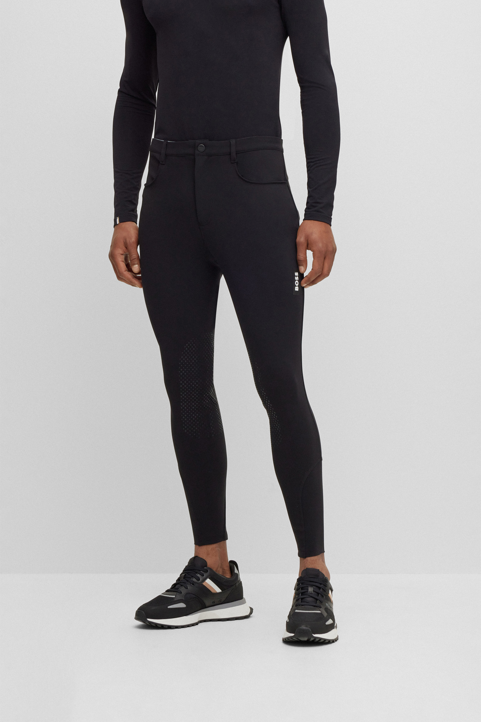 Pantaloni estivi Boss James con grip al ginocchio