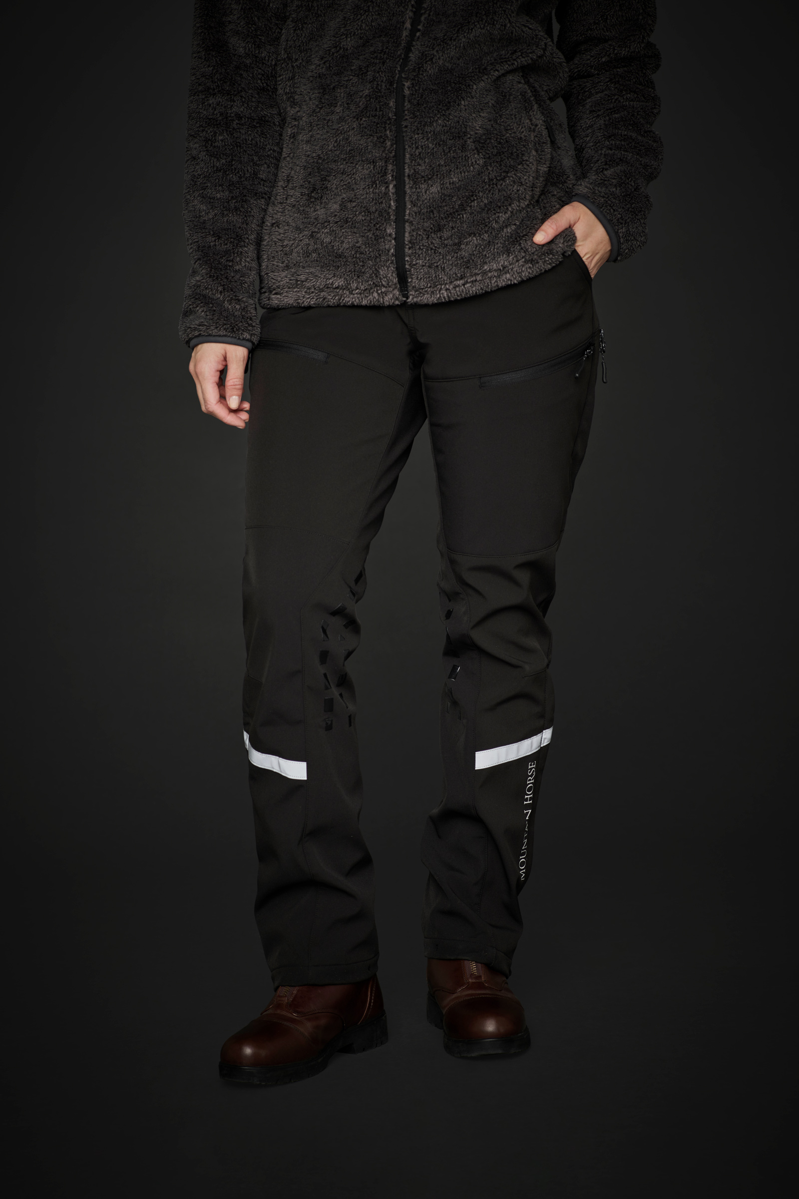 Mountain Horse Artax pantaloni da equitazione softshell da uomo