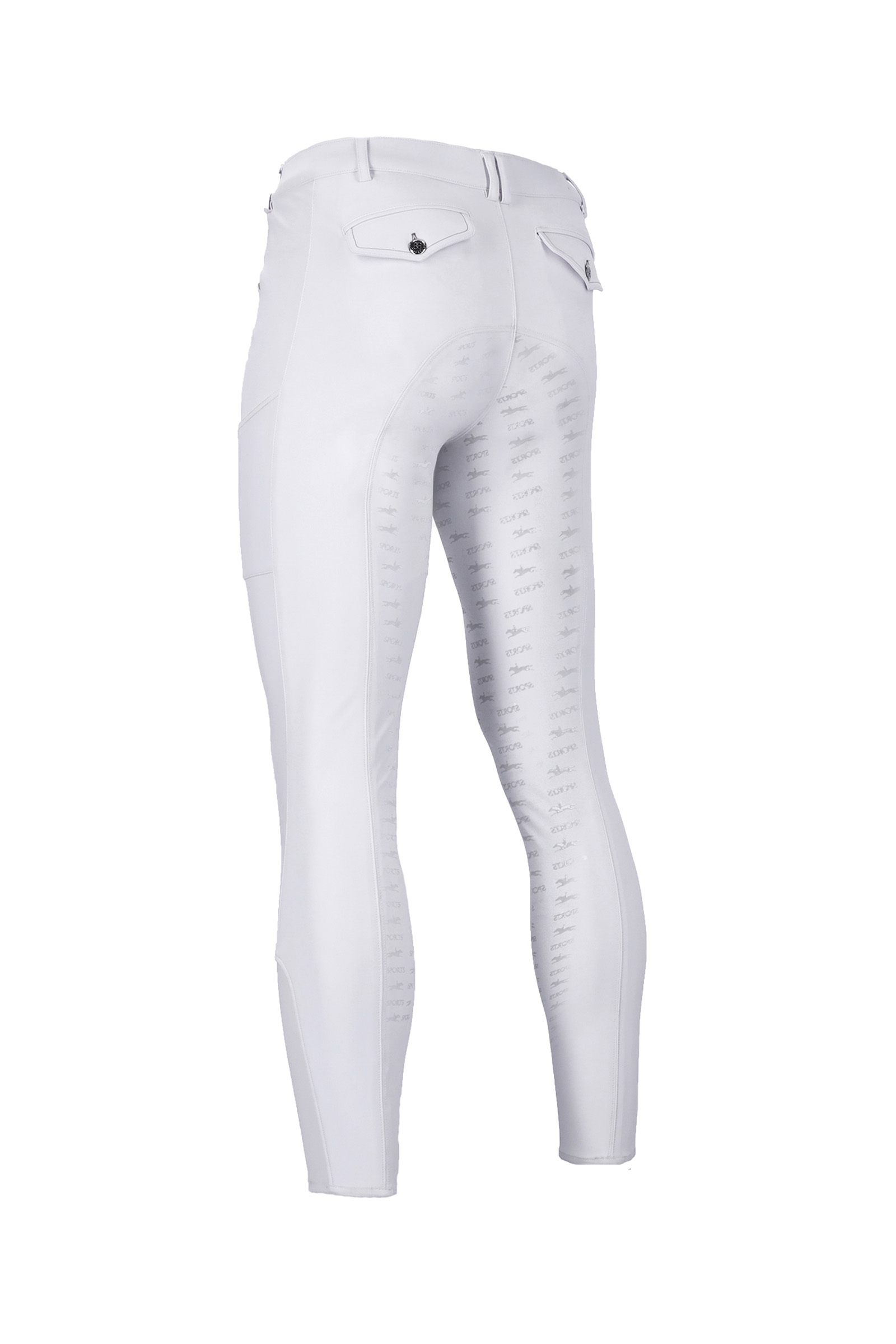 white Shockem&ouml;hle Sports Pantaloni da equitazione FS Leo II da uomo