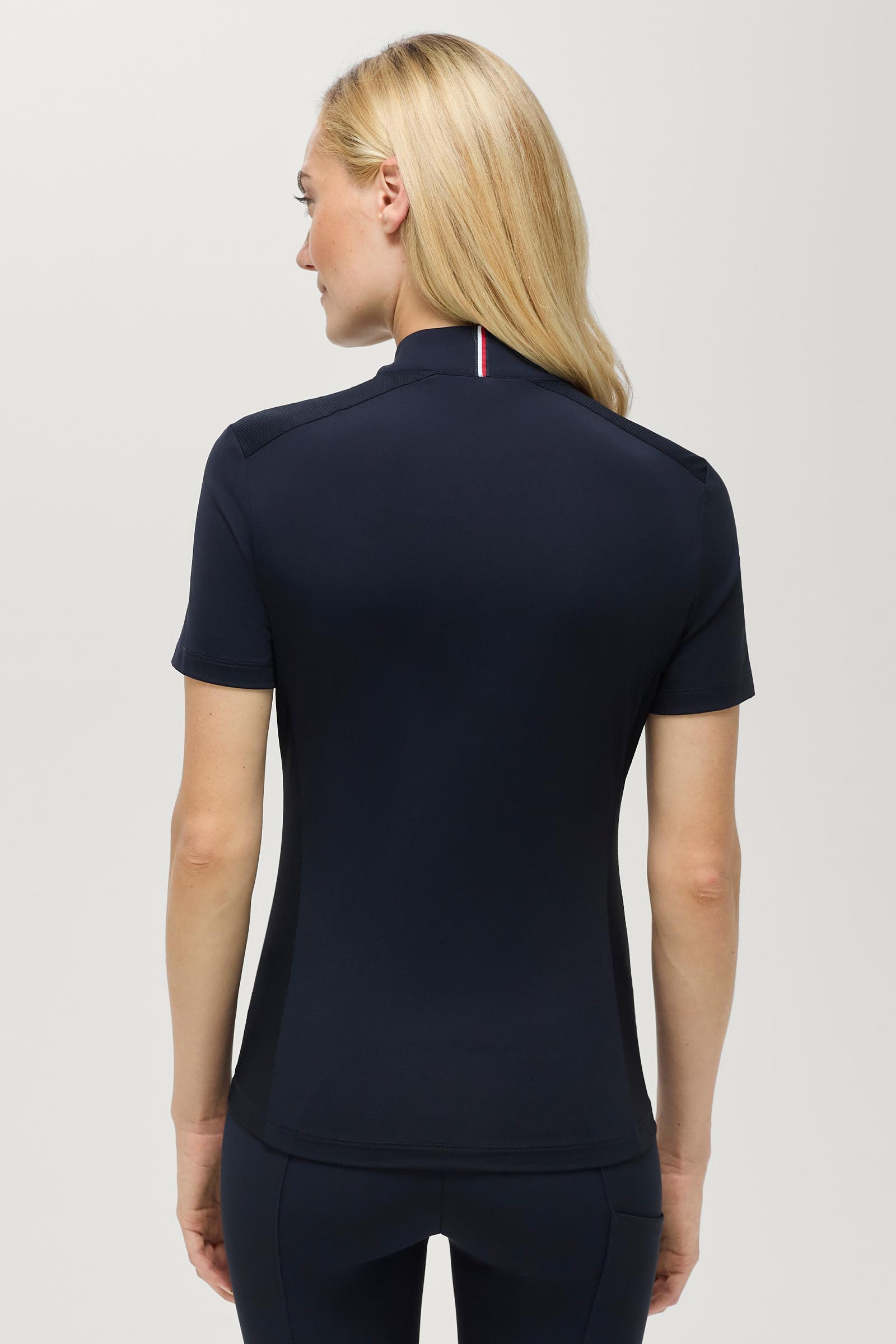 Tommy Hilfiger Equestrian Palma top da allenamento donna con zip 1/4