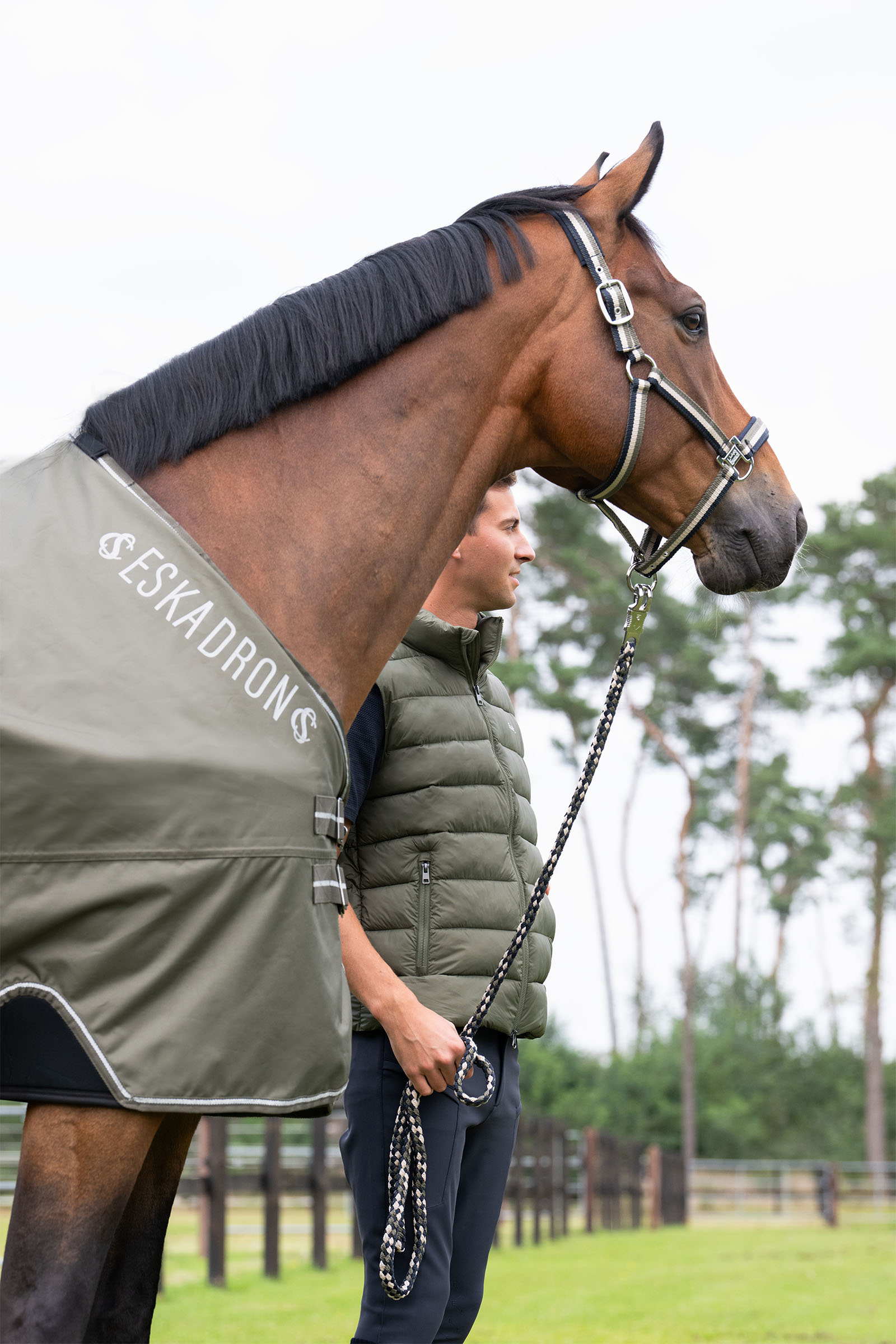 Eskadron Classic Sports SS25 coperta turnout leggera impermeabile, 0 g