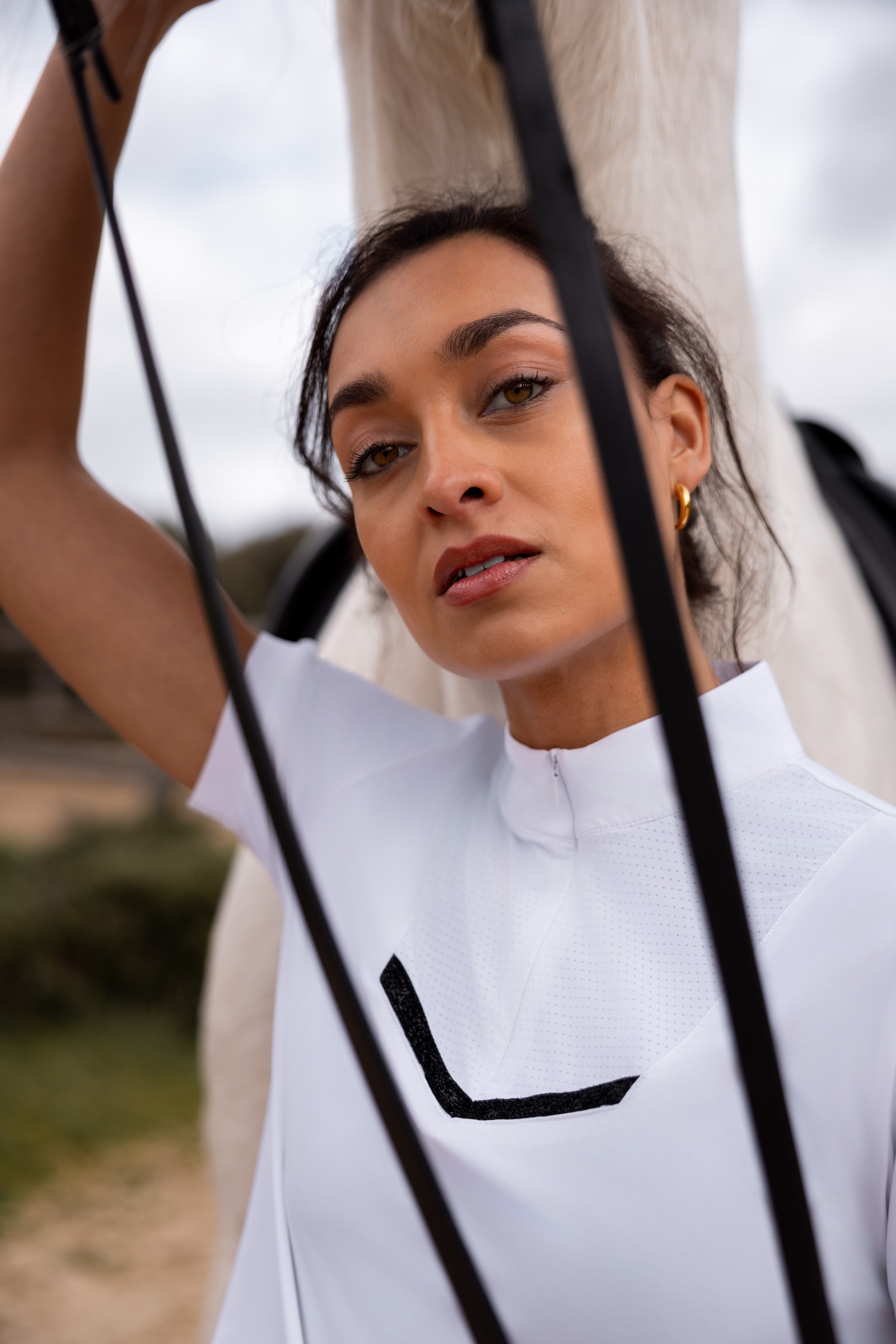 Horze Taylor Maglia da concorso scintillante per donne