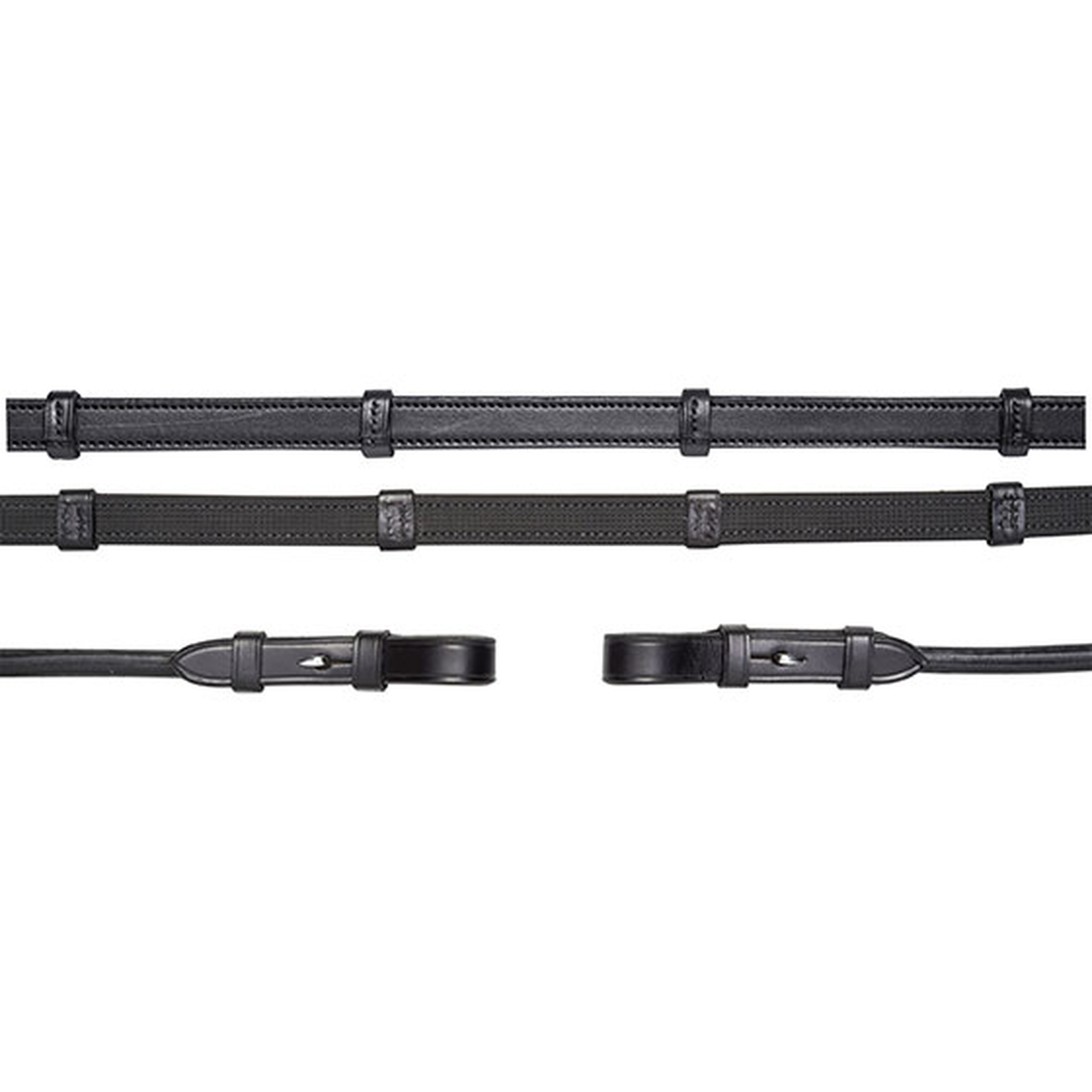 Schockem&ouml;hle Sports Redini,rotonde,pelle/gomma, Briglia redini tonde cucite