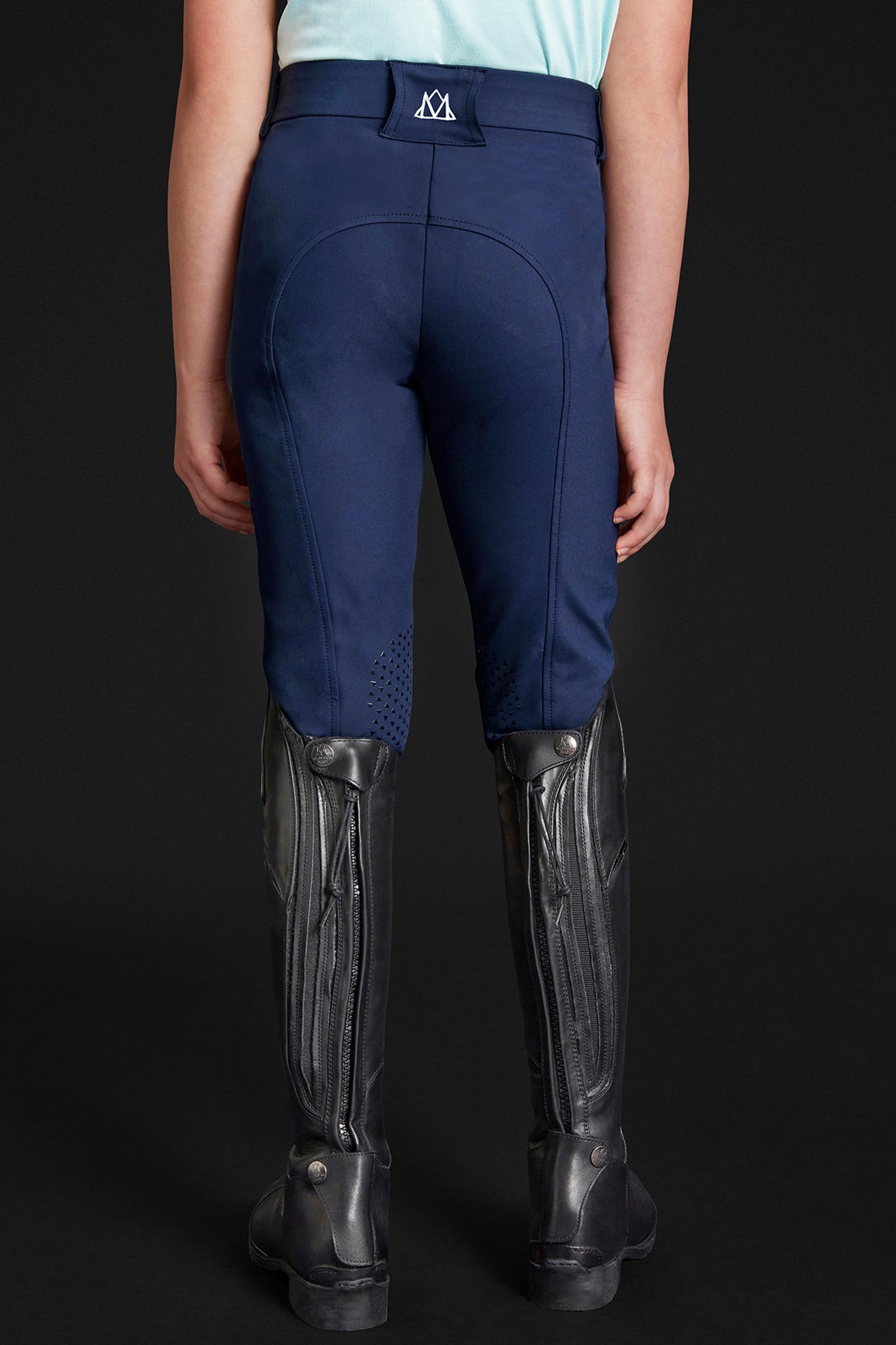 Mountain Horse Crown pantaloni da equitazione bambino grip al ginocchio