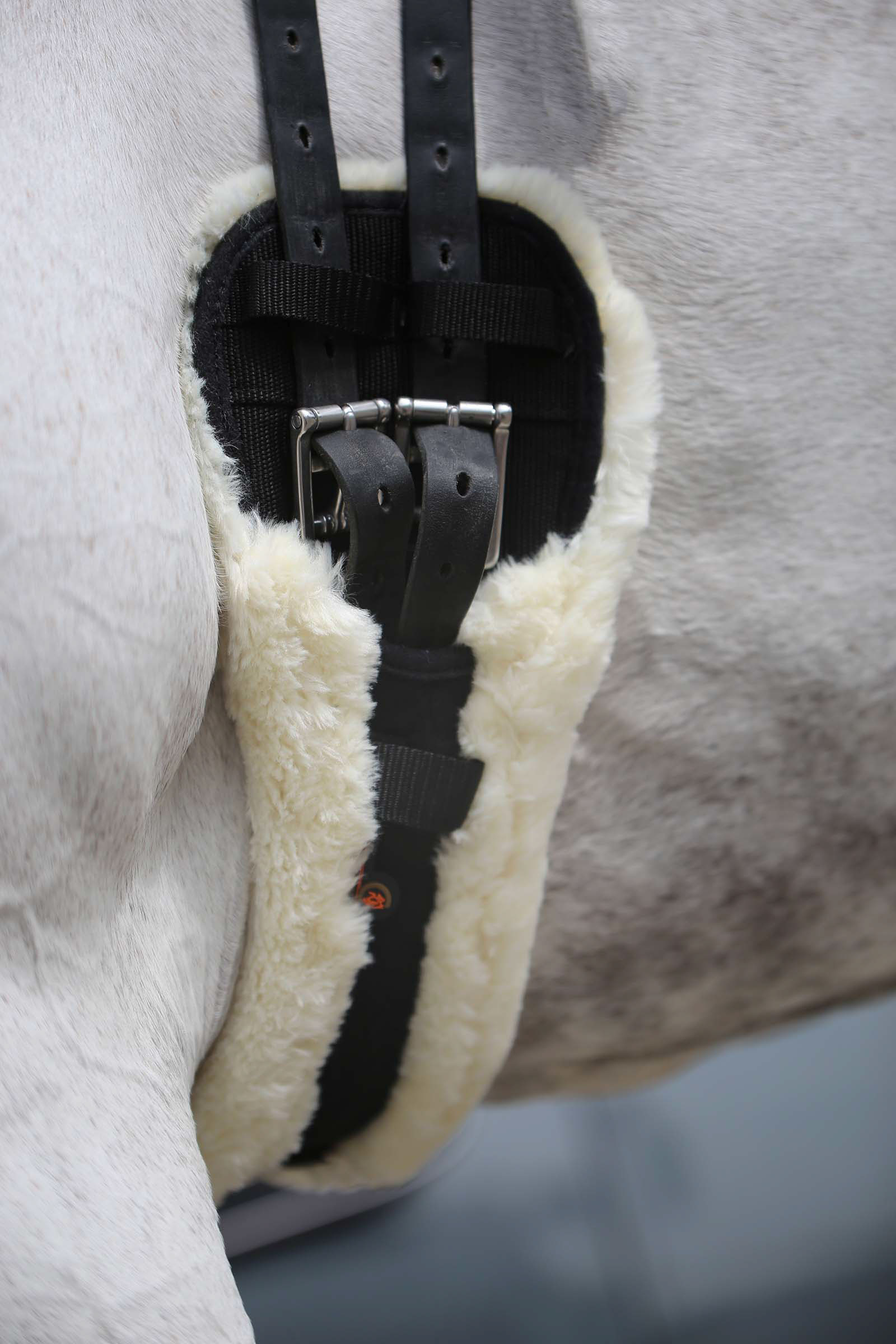 Sottopancia corto in pelle di pecora Kentucky Horsewear