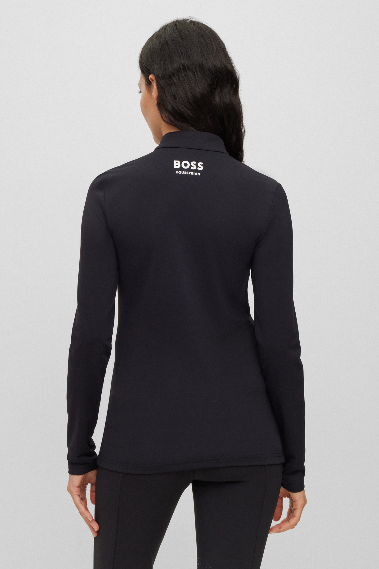 Maglia da allenamento Boss Lia Signature Stripe da donna
