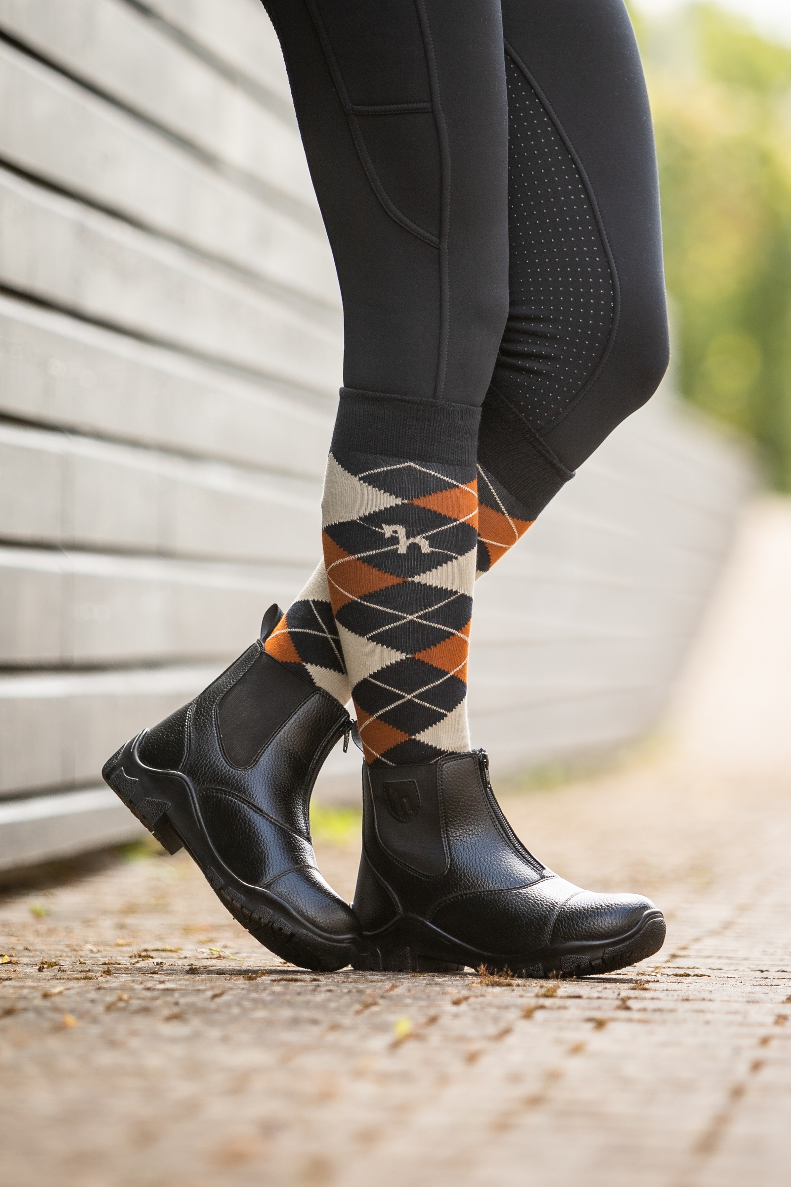 Horze Idaho Stivali invernali Jodhpur in PU da donna