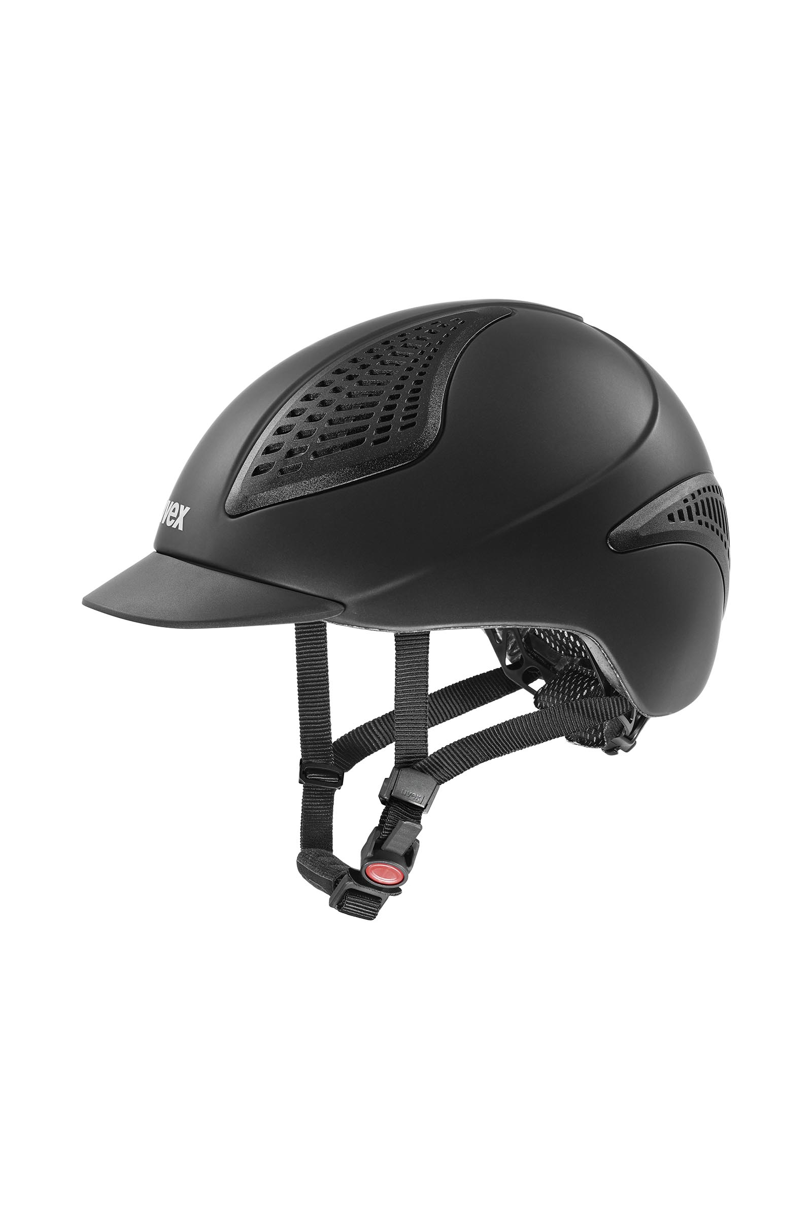 black mat Uvex Exxential III casco da equitazione