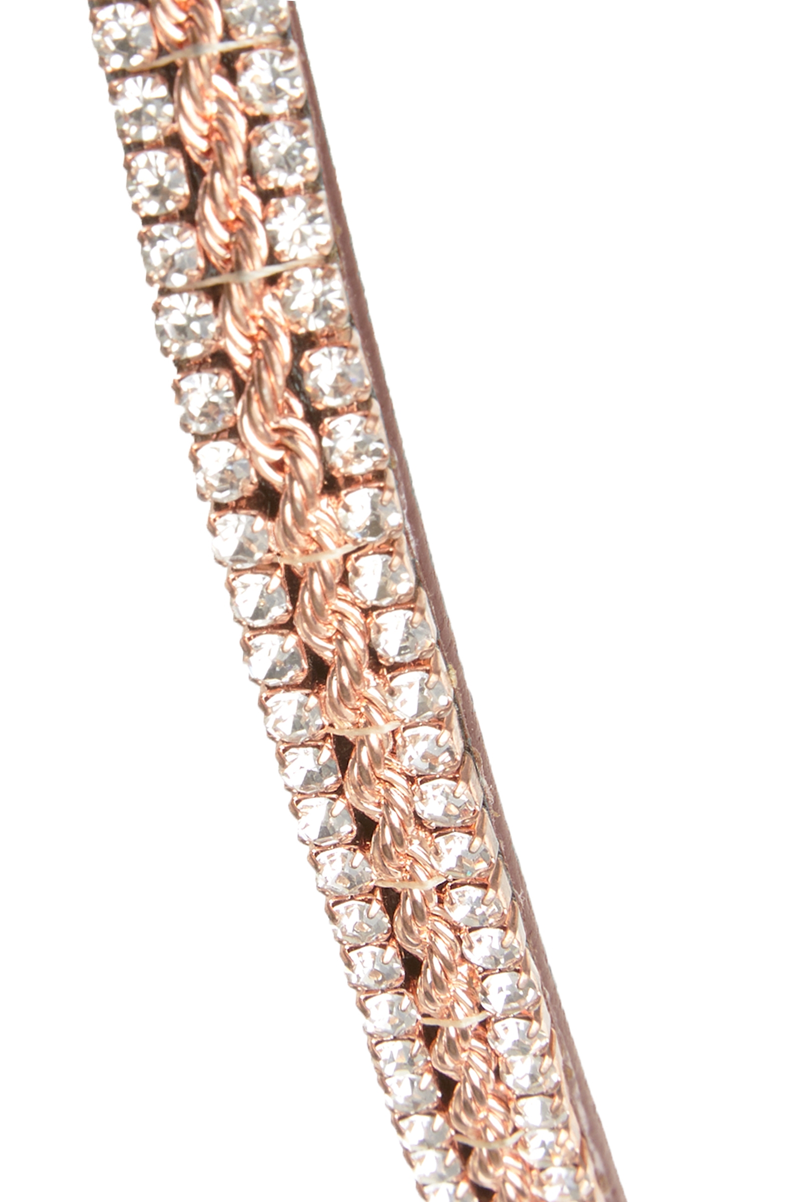 Horze Nancy Frontalino con cristalli e filo metallizzato