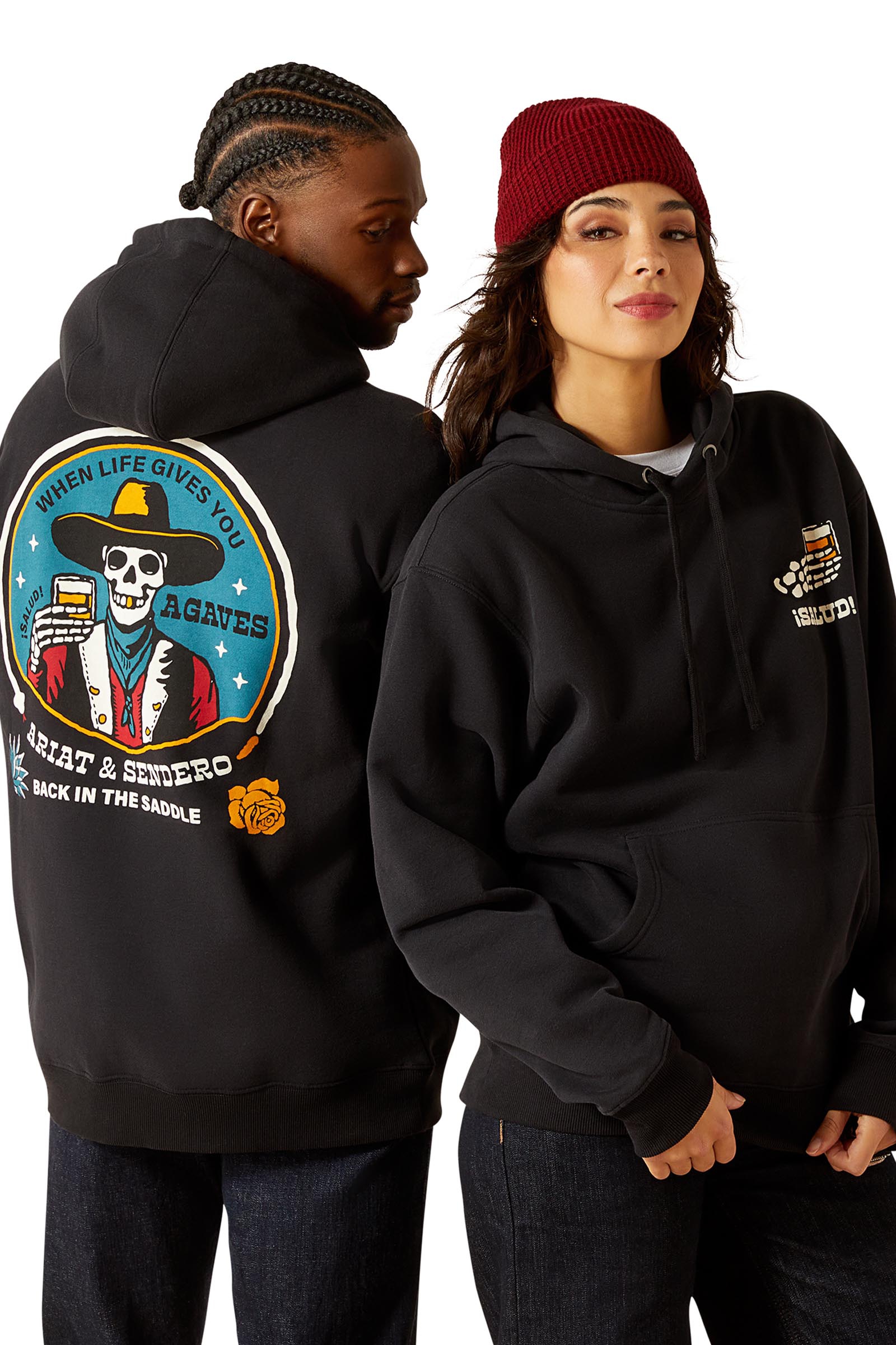 Ariat Sendero When Live Gives You Agaves Felpa con cappuccio uomo