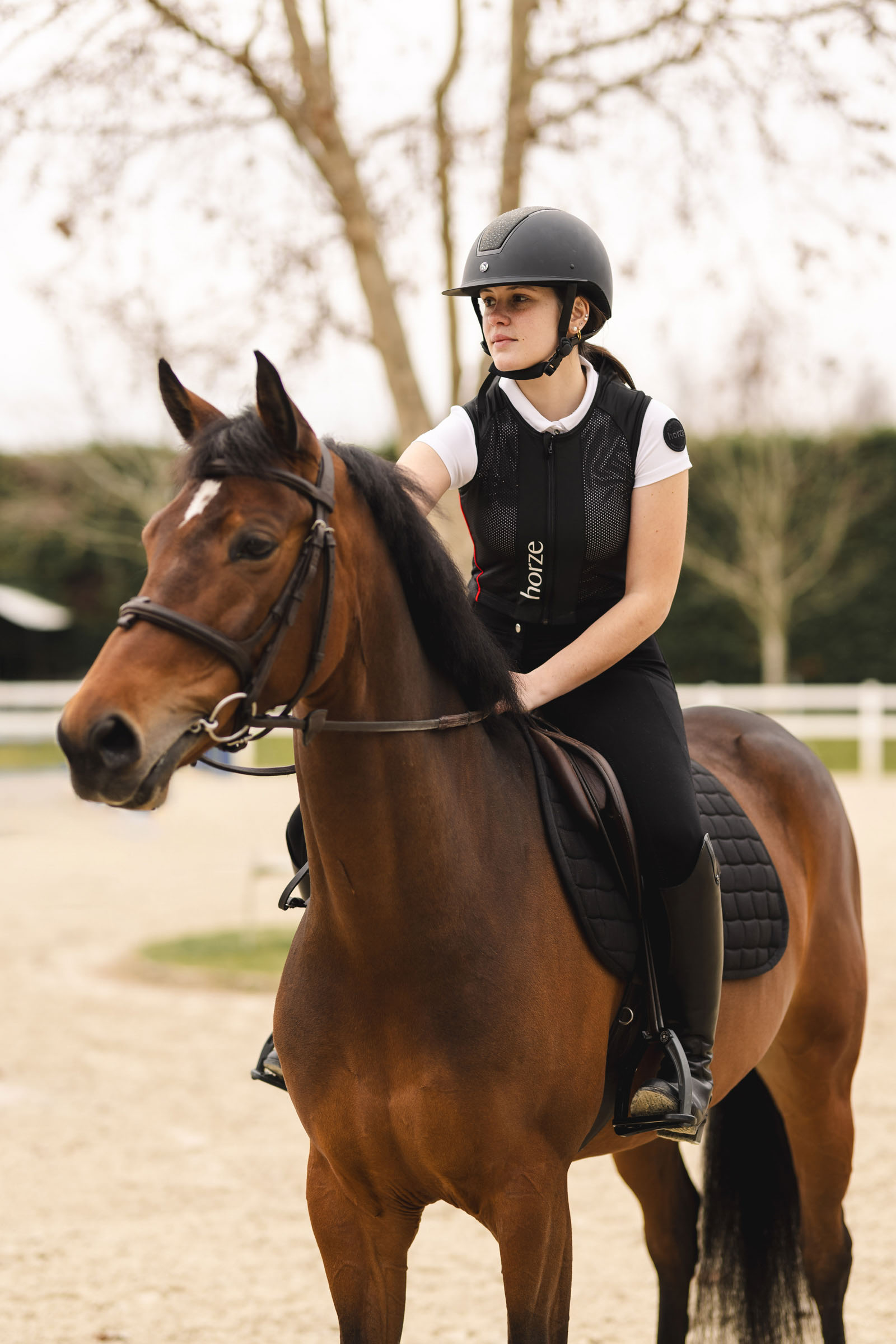 Horze LUNA Protettore per la schiena 