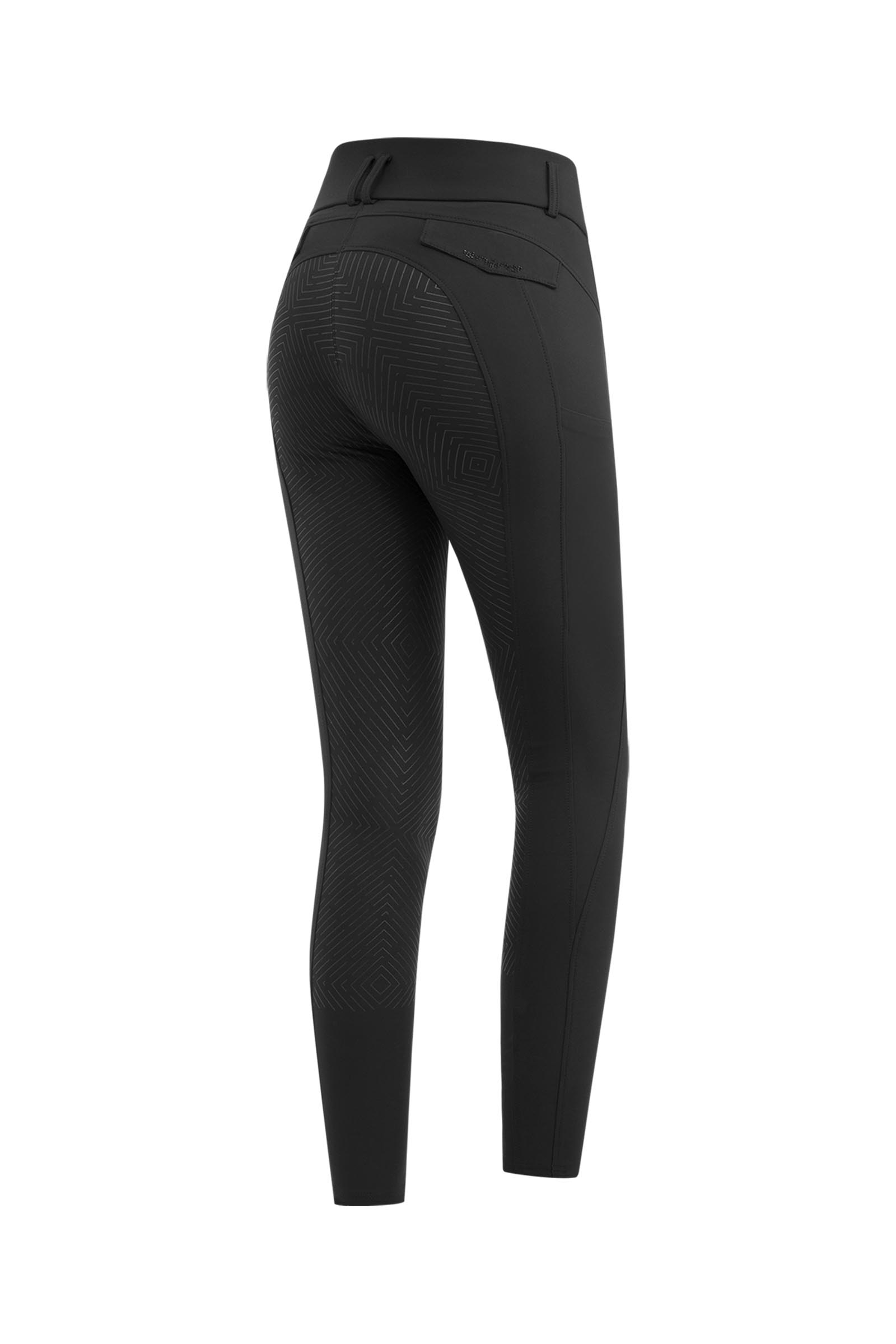 Black ELT Comfort Ride Glam pantaloni da equitazione donna full grip