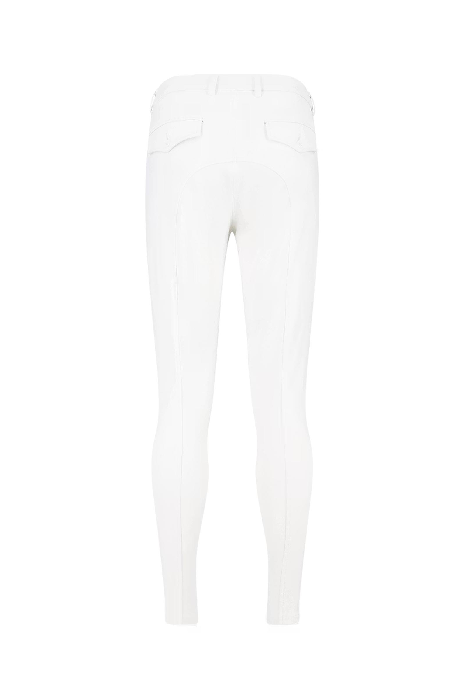 White Kentucky Horsewear Mexico pantaloni uomo grip ginocchia  