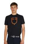 Equestro SS2026 T-shirt basic uomo con logo lucido  