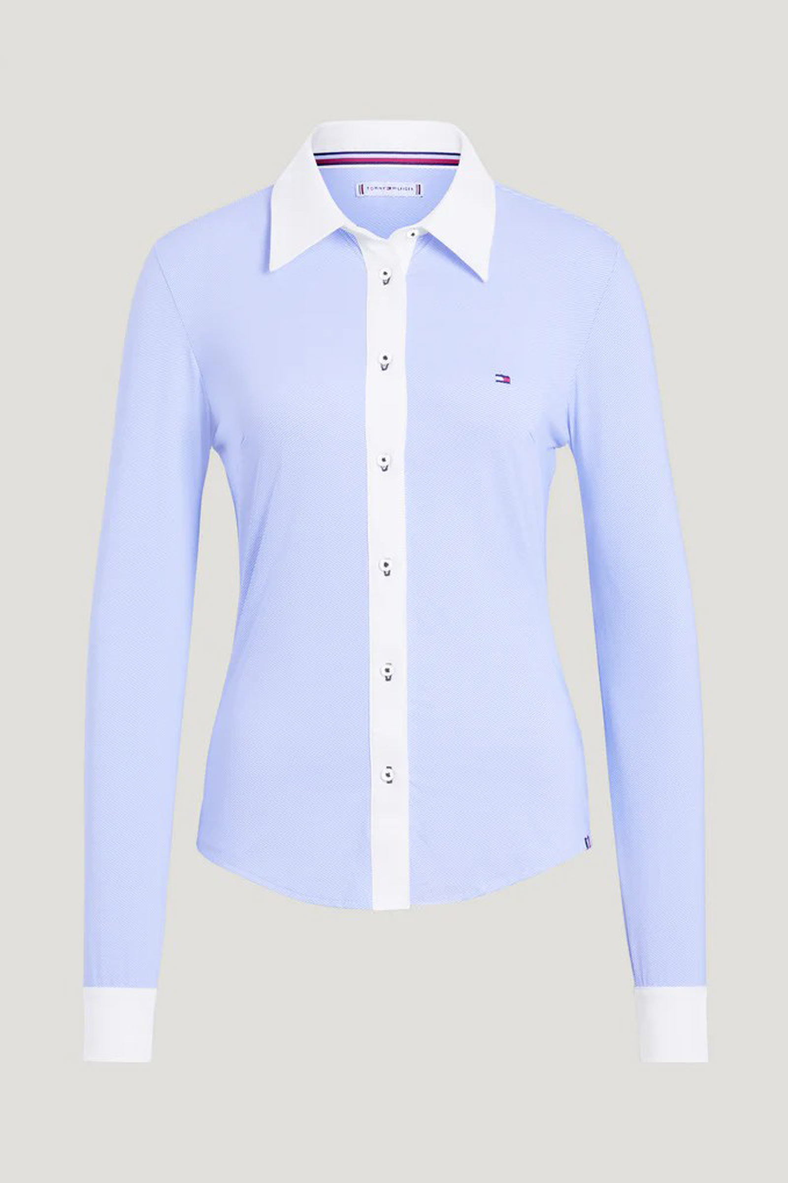 Tommy Hilfiger Essex camicia oxford elasticizzata da donna