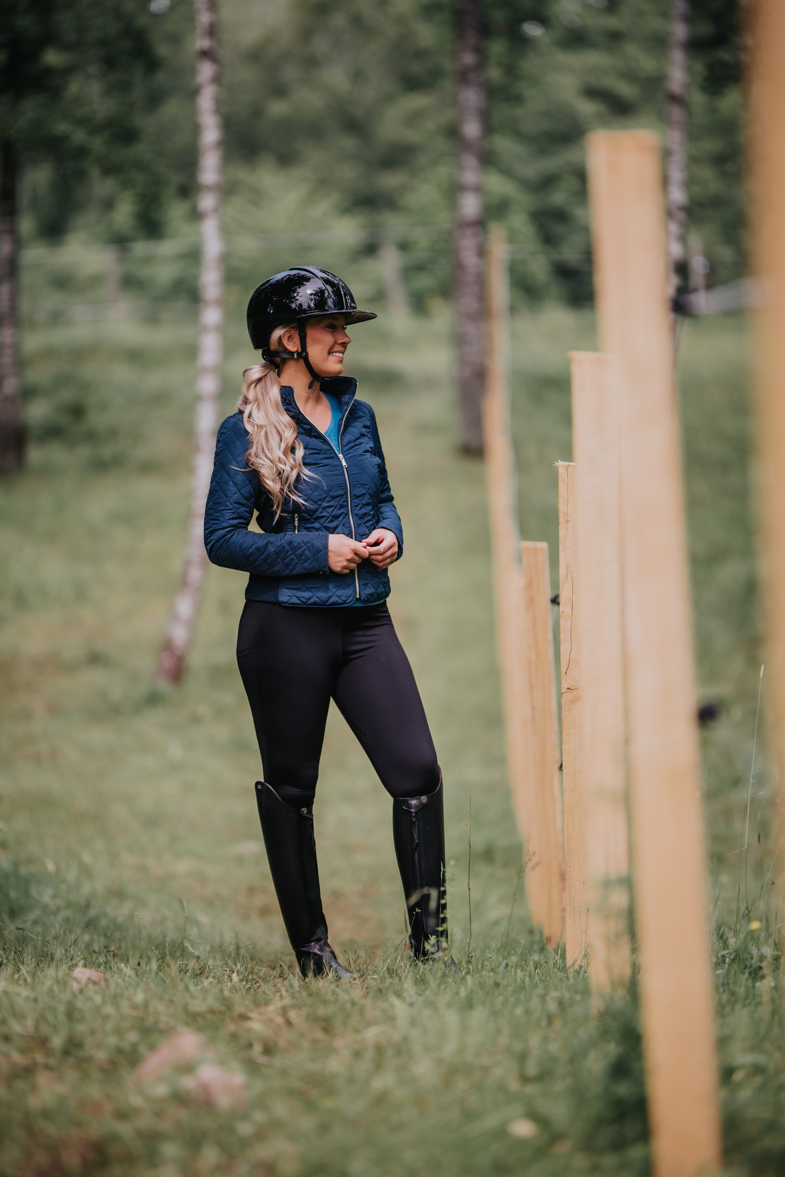 Mountain Horse Flora Leggins da equitazione con full seat tech