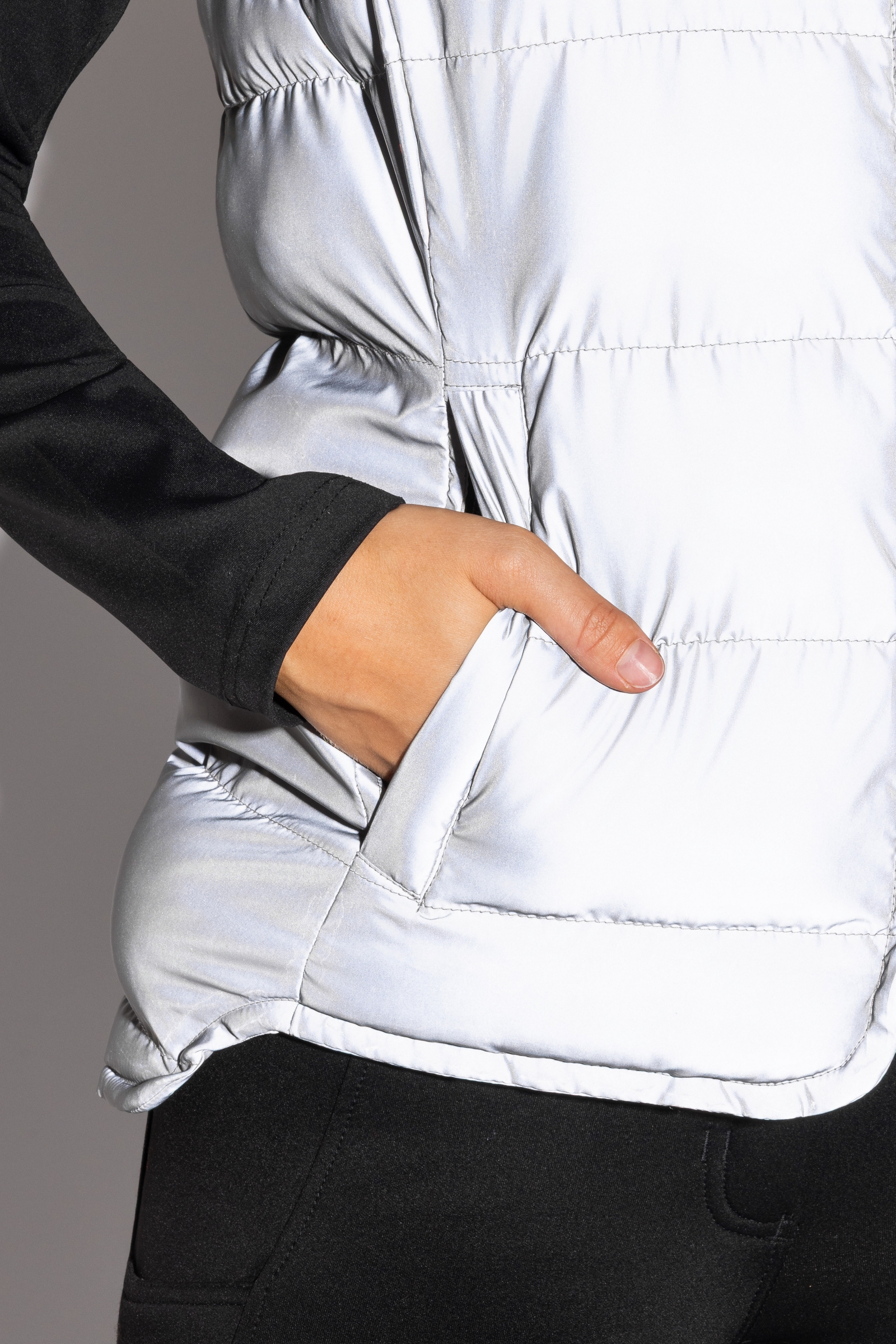 Horze Gilet imbottito riflettente da donna