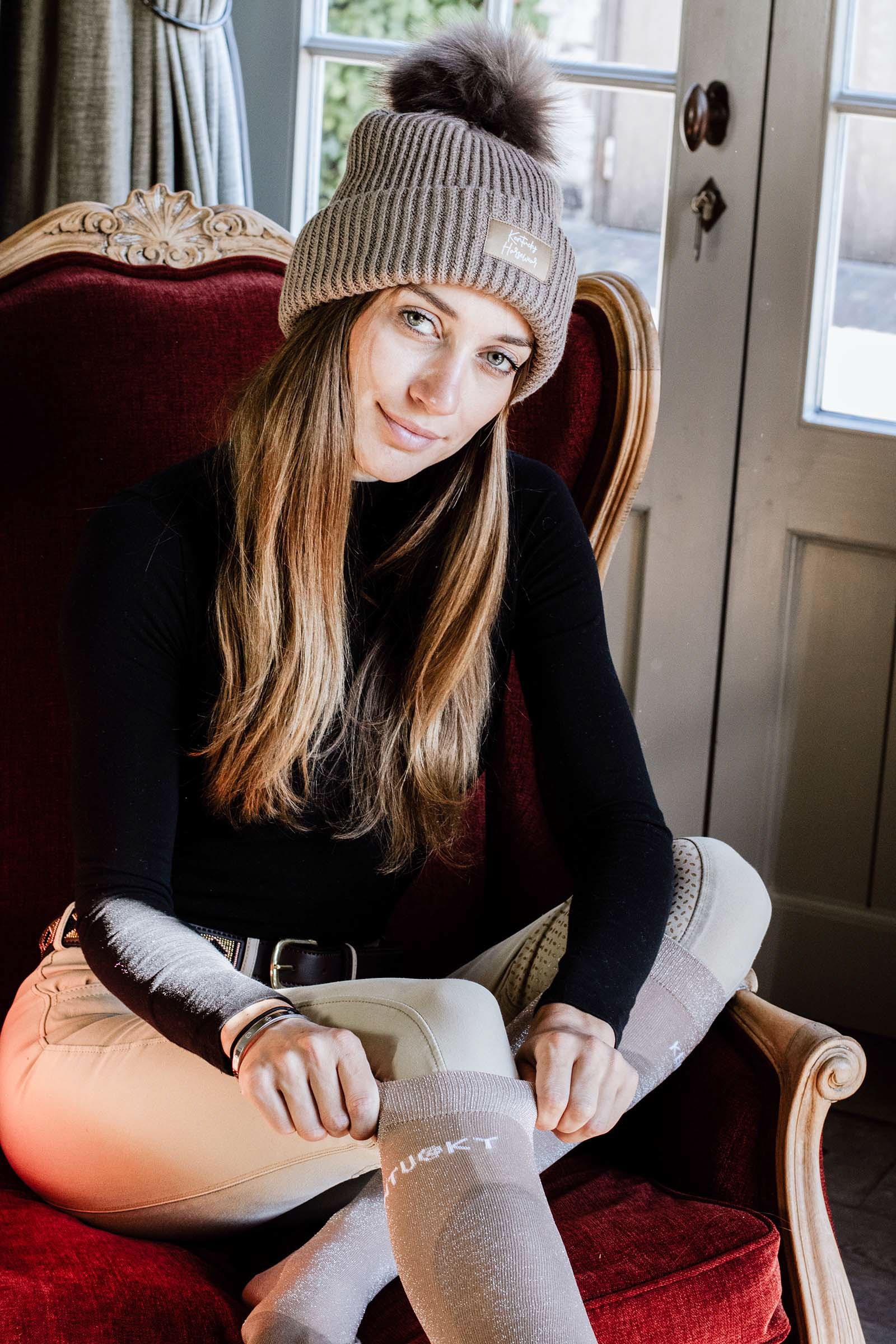 Kentucky Horsewear Berretto con pompon